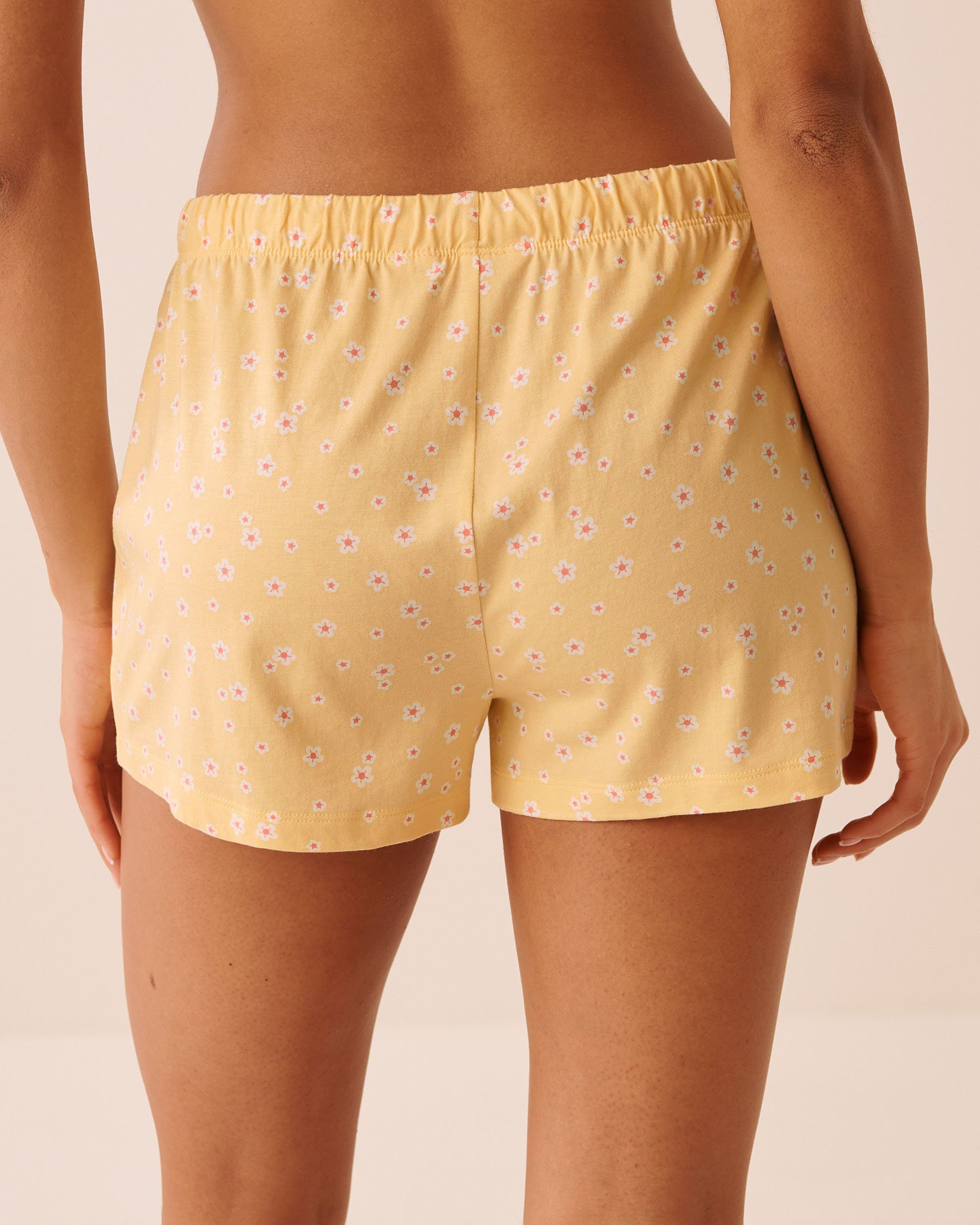 LA VIE EN ROSE Ensemble pyjama imprimé marguerite avec chemisier Jaune/Marguerites 40400096 - View5