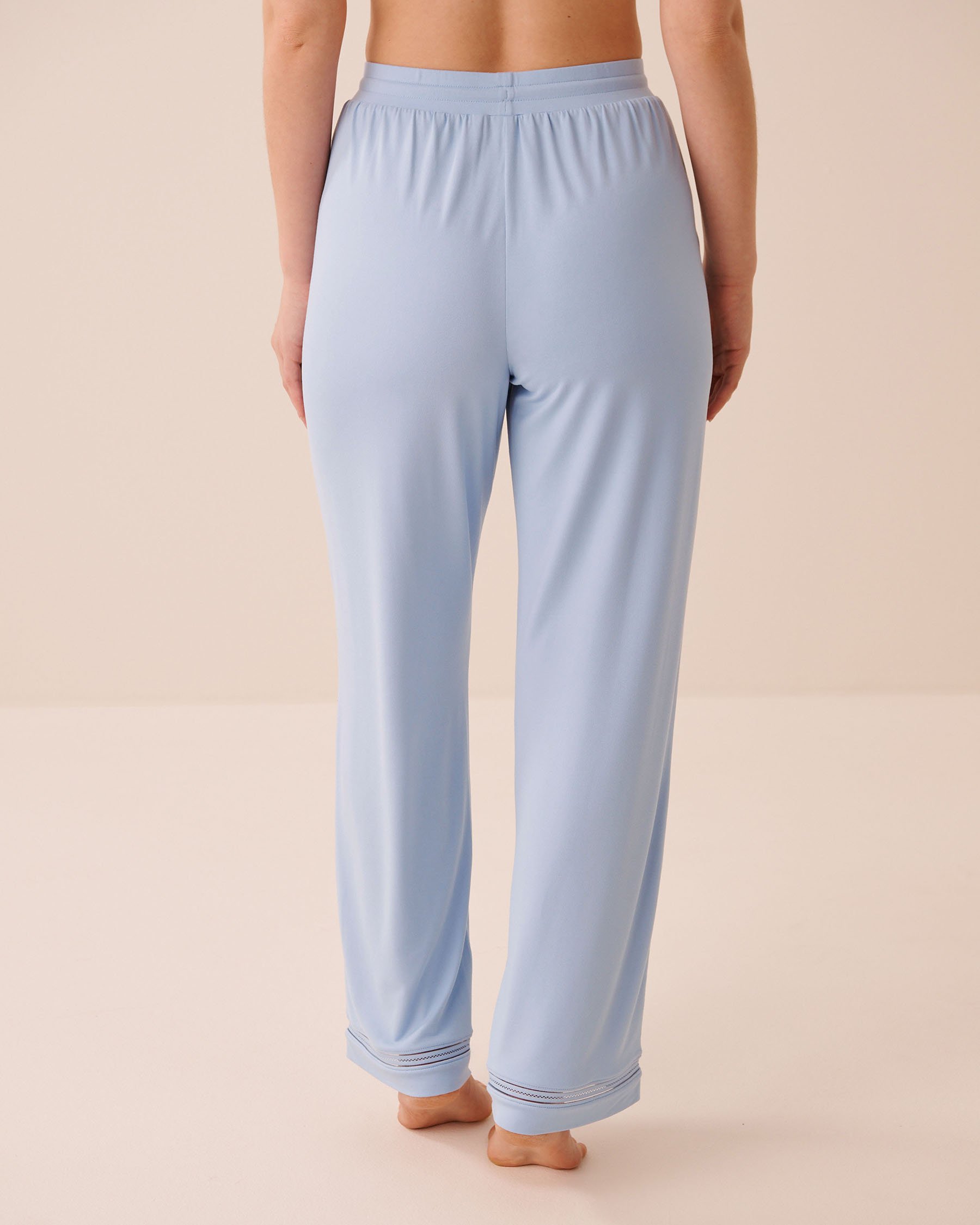 LA VIE EN ROSE Super Soft Pajama Pants Cloud Blue 40200849 - View2