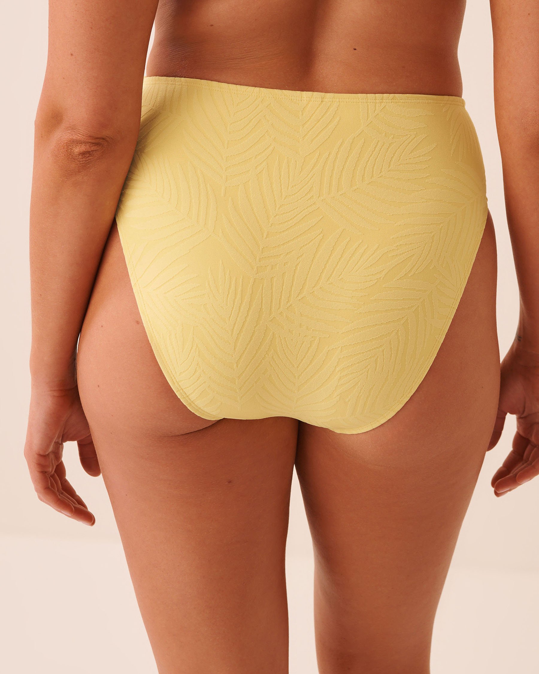LA VIE EN ROSE AQUA LEMON SORBET High Waist Brazilian Bikini Bottom Lemon Sorbet 70300877 - View2