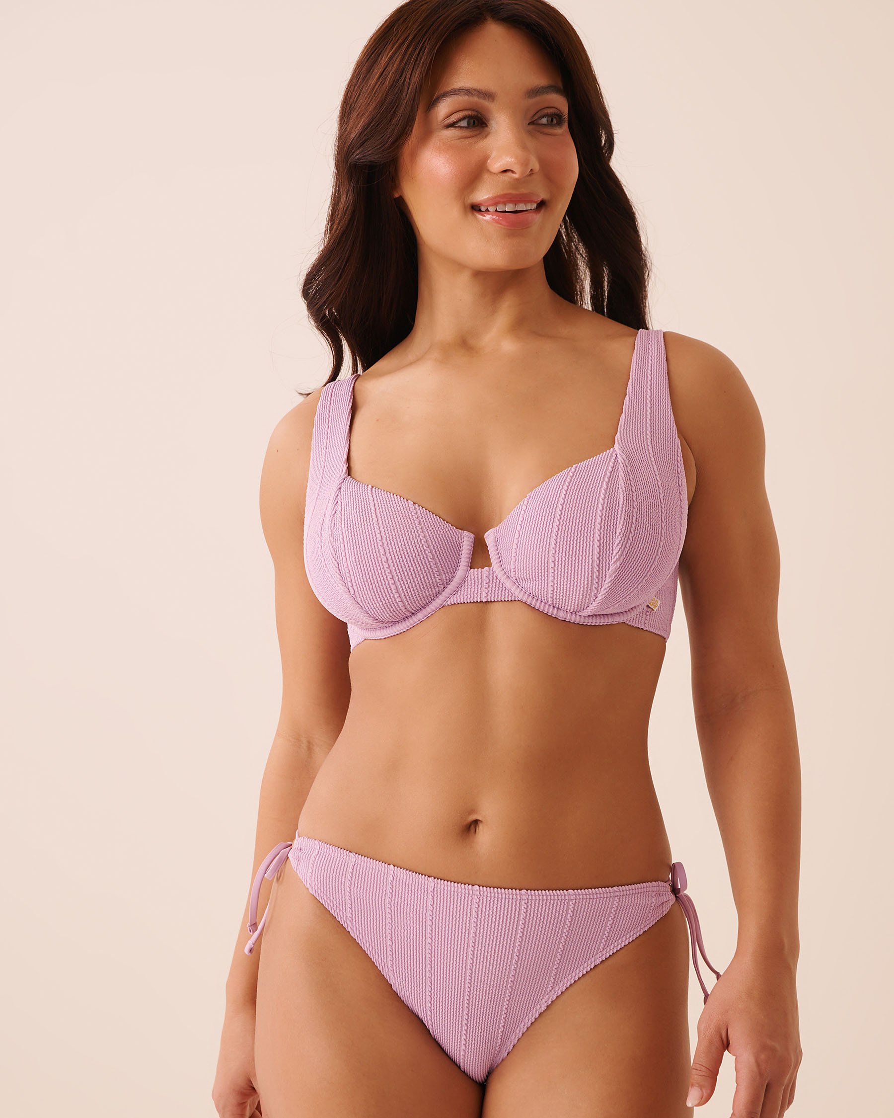 LA VIE EN ROSE AQUA Haut de bikini plongeant bonnet D SWEET LILAC Lilas délicat 70200227 - View1