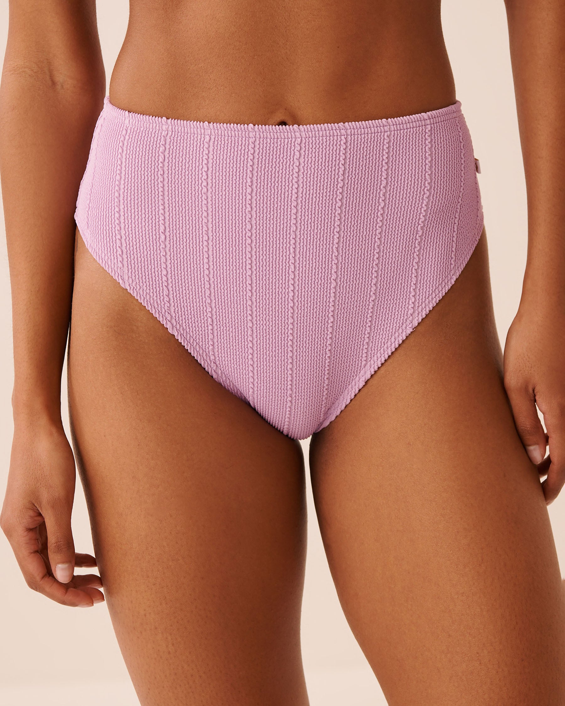 LA VIE EN ROSE AQUA Bas de bikini brésilien taille haute SWEET LILAC Lilas délicat 70300906 - View1