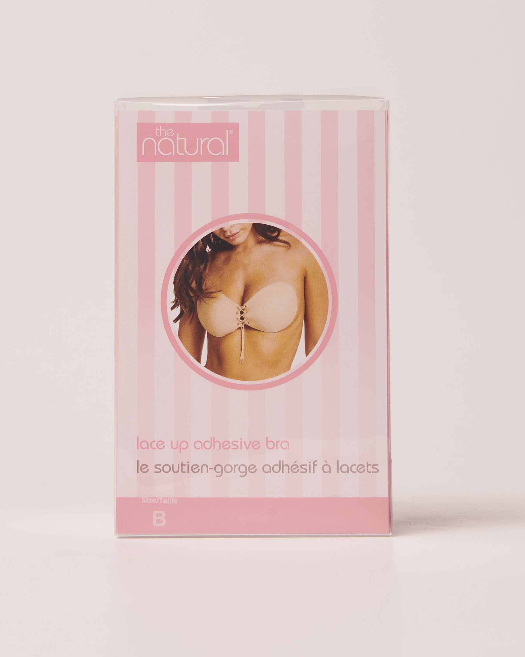 LA VIE EN ROSE Lace Up Adhesive Bra Latte 2242N - View5