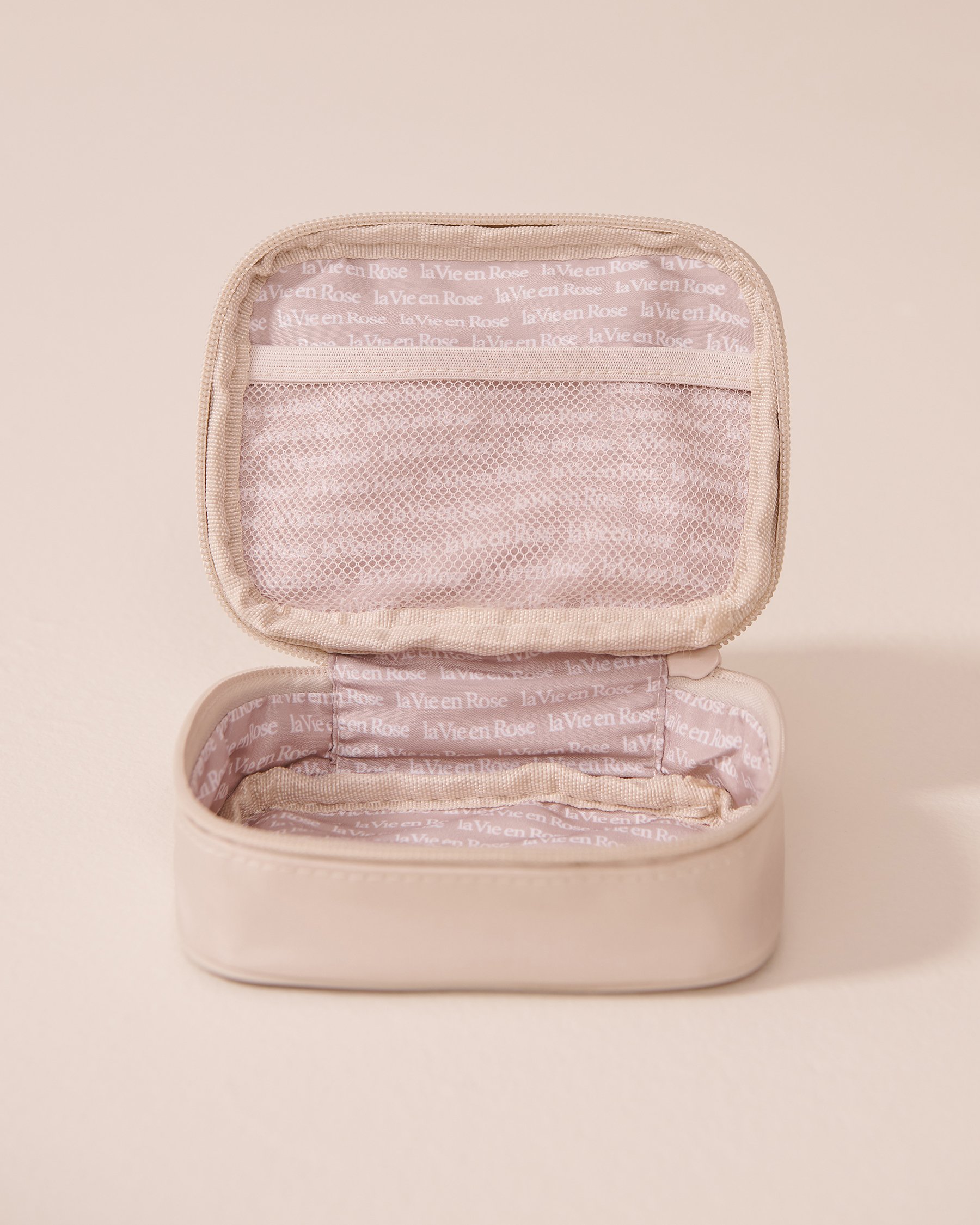 LA VIE EN ROSE Étui pour accessoires Beige clair 40700382 - Voir2