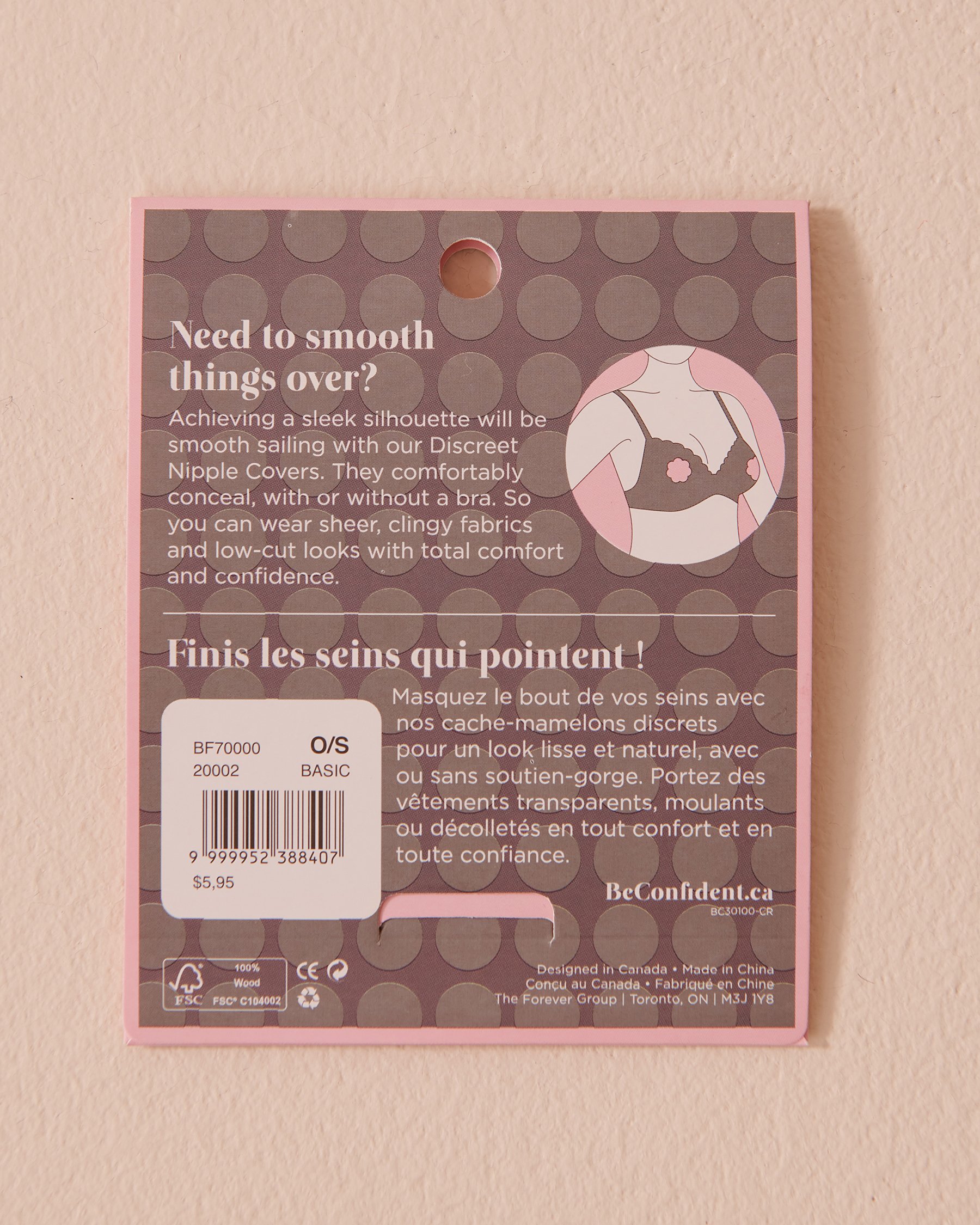 LA VIE EN ROSE Disposable Nipple Covers Clear BF70000 - View4