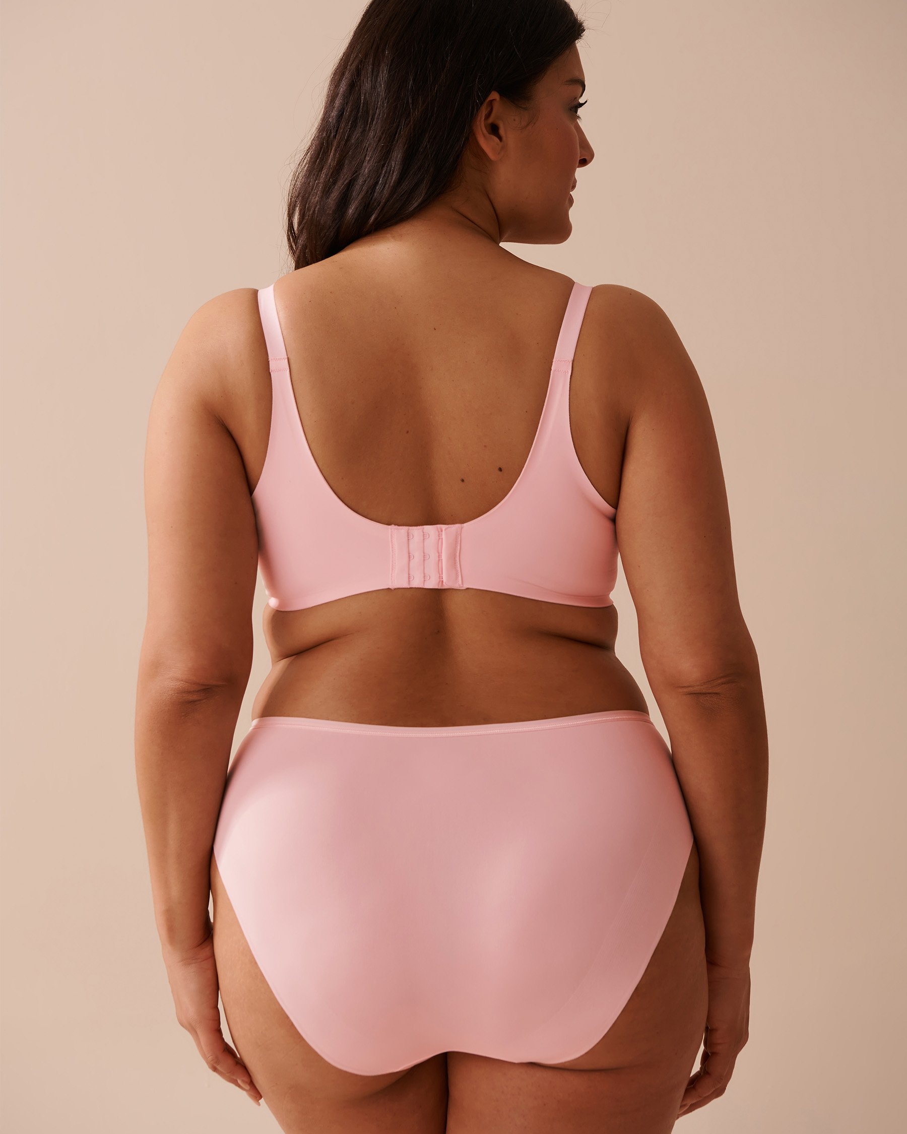 LA VIE EN ROSE Lightly Lined Sleek Back Bra Pink 169-113-1-00 - View3