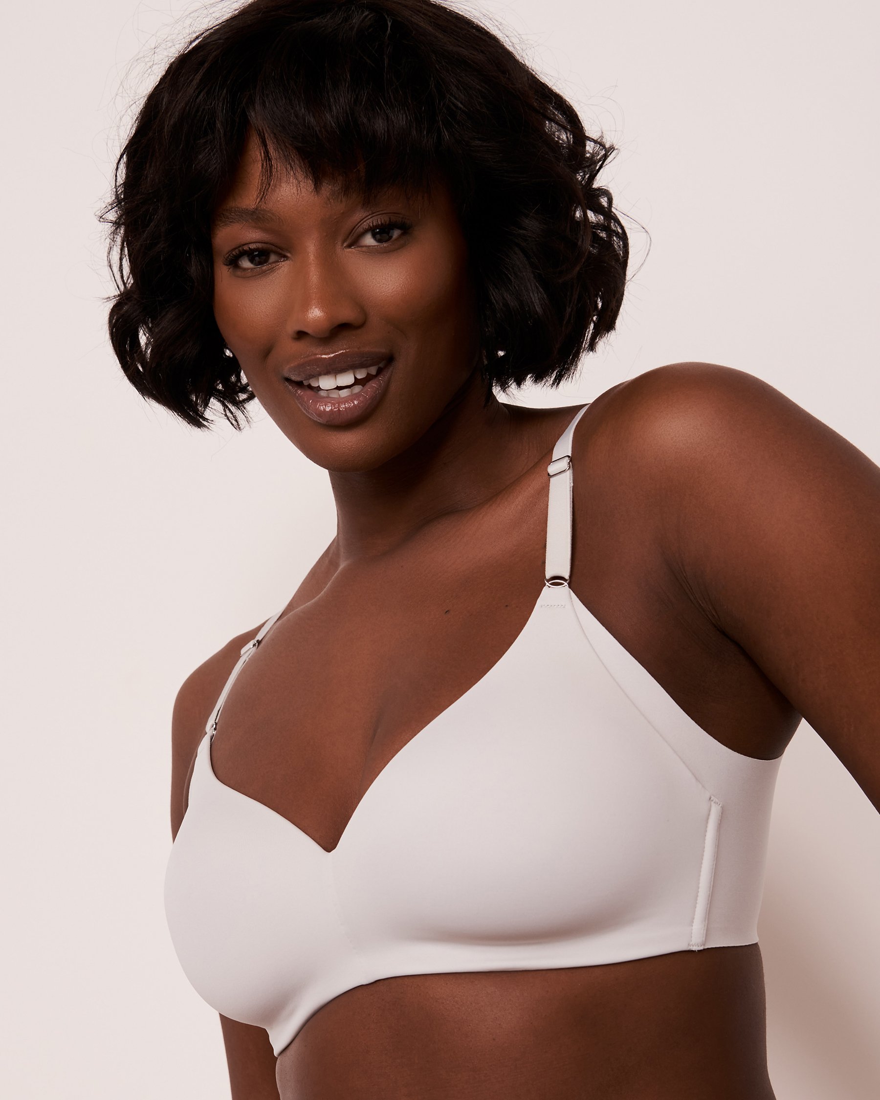 LA VIE EN ROSE Lightly Lined Wireless Sleek Back Bra Grey 169-113-2-00 - View1