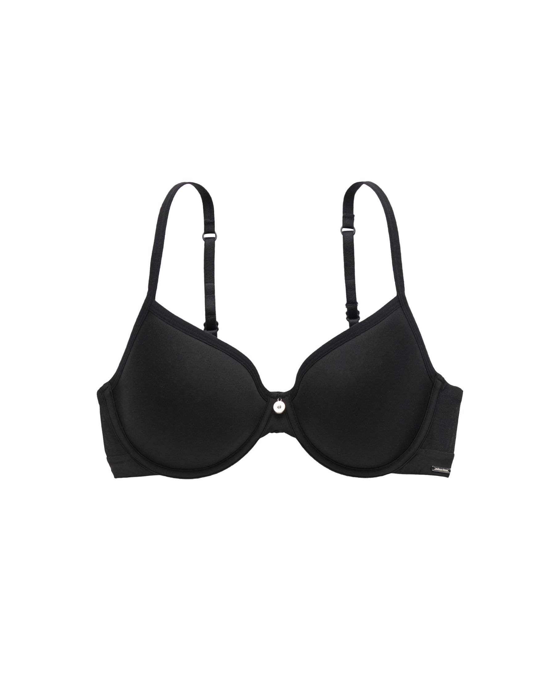 LA VIE EN ROSE Lightly Lined Spacer Foam Demi Bra Black 593-114-0-00 - View4