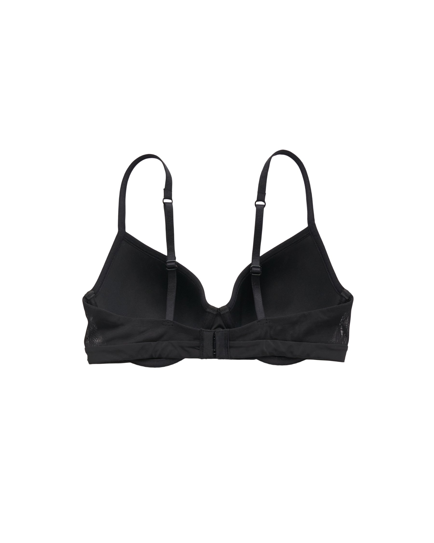 LA VIE EN ROSE Lightly Lined Spacer Foam Demi Bra Black 593-114-0-00 - View5