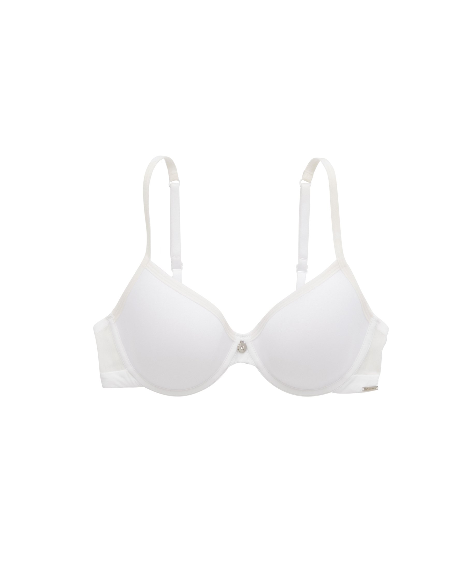 LA VIE EN ROSE Lightly Lined Spacer Foam Demi Bra White 593-114-0-00 - View5