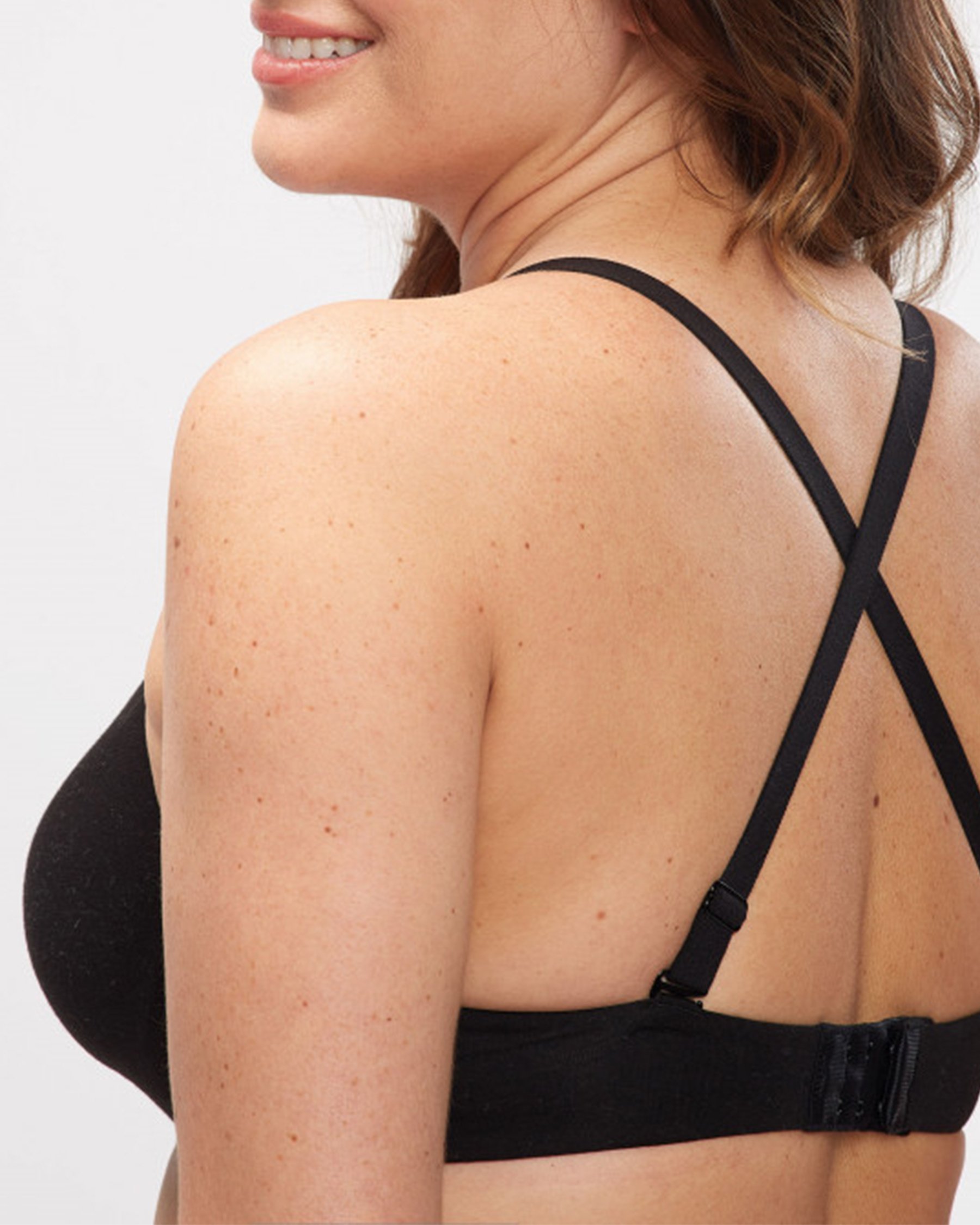 LA VIE EN ROSE Nursing Lightly Lined Wireless Bra Black 939-114-0-00 - View5