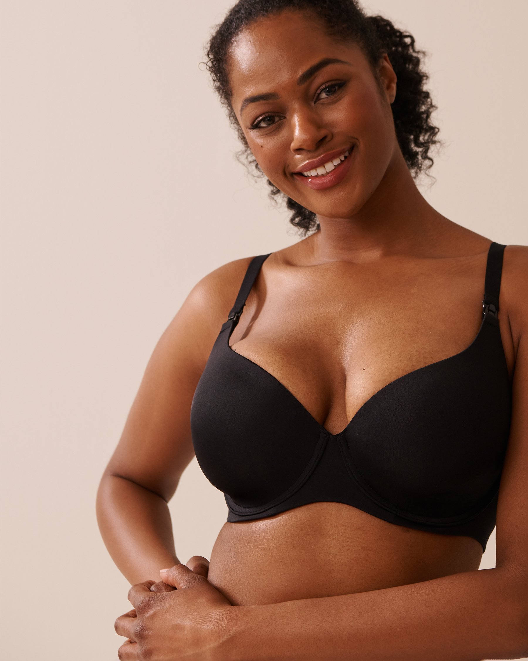 LA VIE EN ROSE Nursing Lightly Lined Bra Black 898-114-0-00 - View1