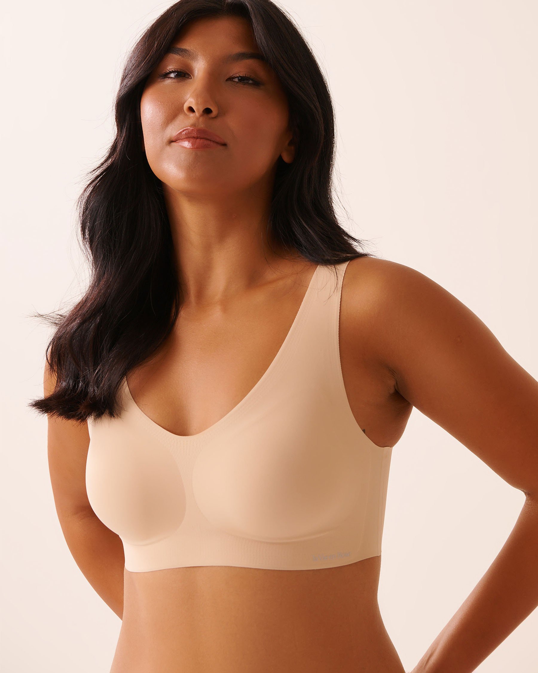 LA VIE EN ROSE Push-up Lounge Tank Bra Hazelnut 534-113-1-00 - View1