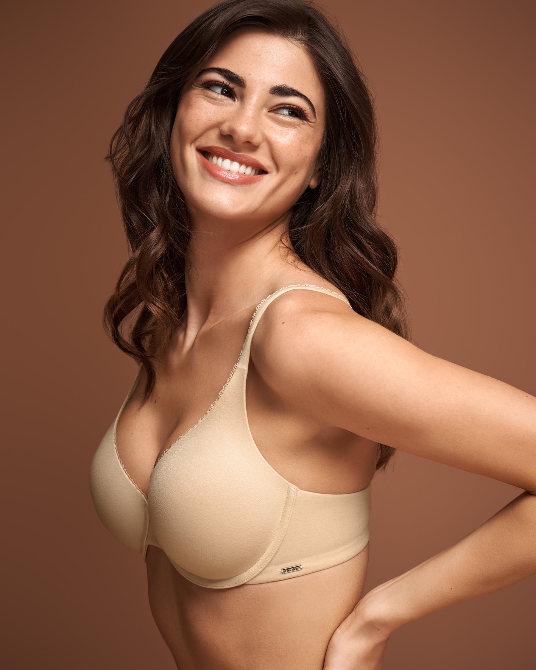 LA VIE EN ROSE Lightly Lined Memory Foam Bra Champagne 618-113-0-00 - View2