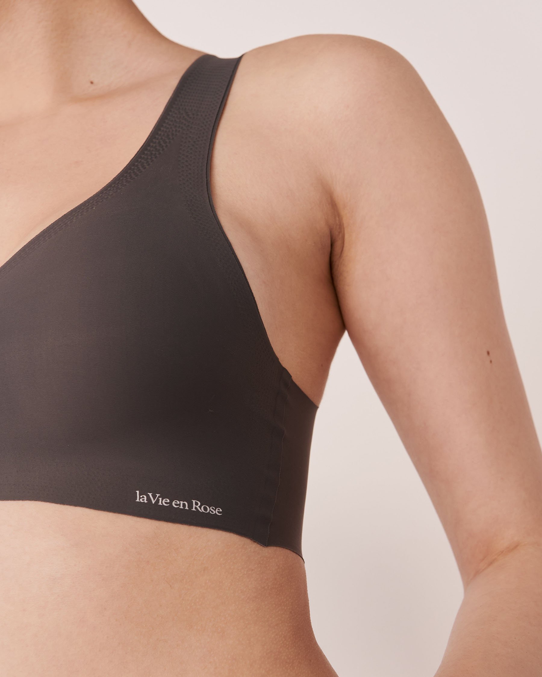 LA VIE EN ROSE Cami lounge doublure légère Gris foncé 10200082 - View3