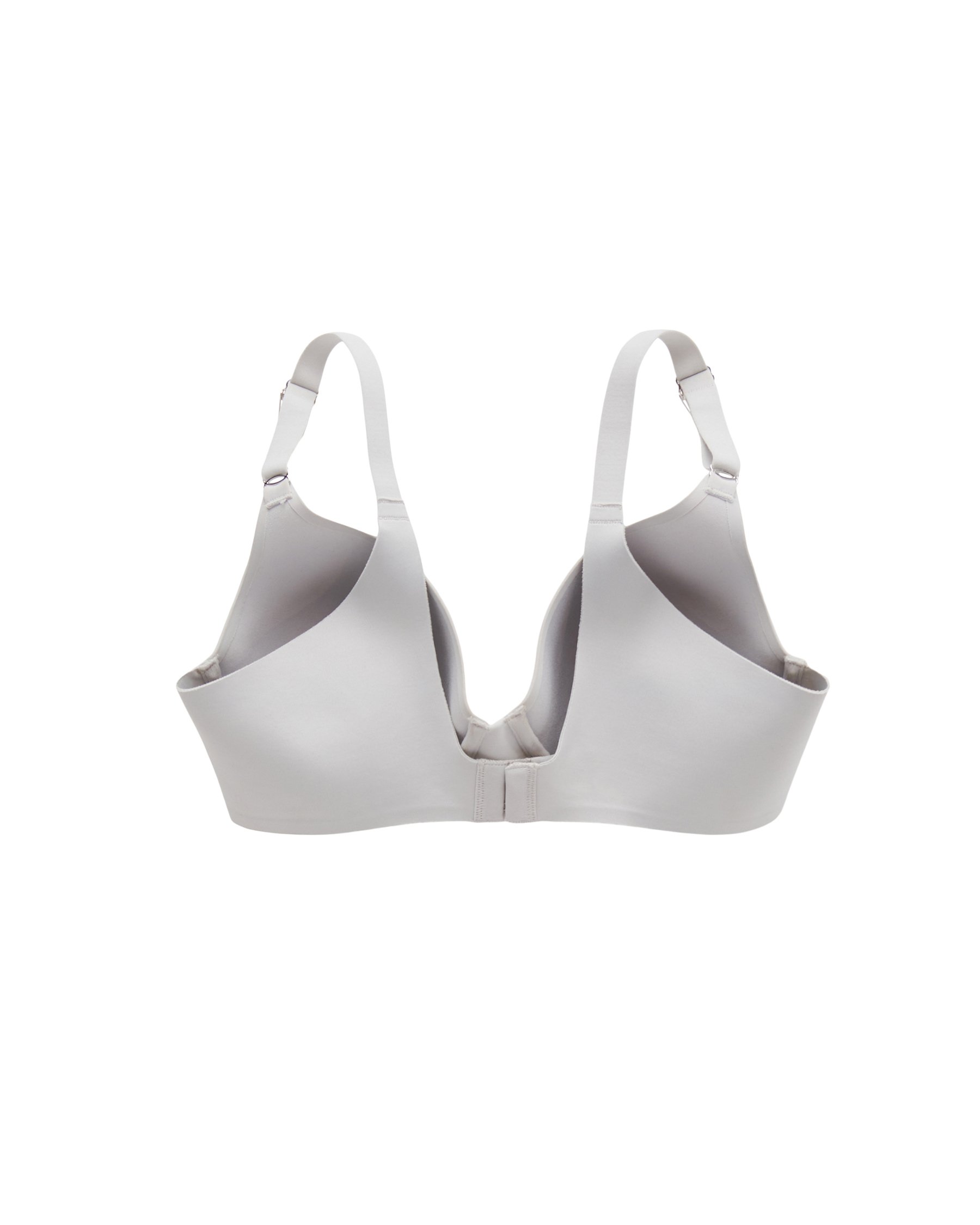LA VIE EN ROSE Lightly Lined Sleek Back Bra Grey 169-113-1-00 - View5