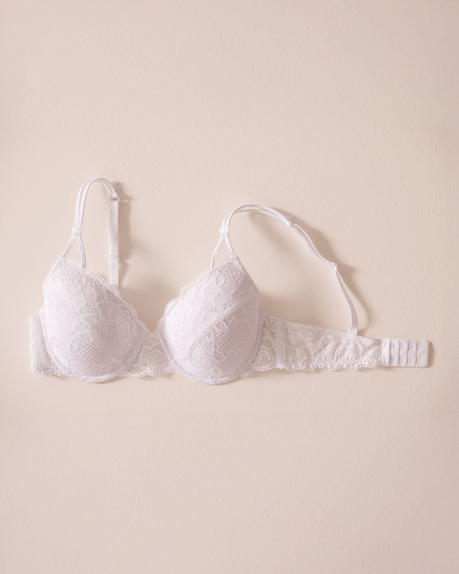LA VIE EN ROSE Soutien-gorge mastectomie doublure légère Blanc 389-110-2-00 - Voir5