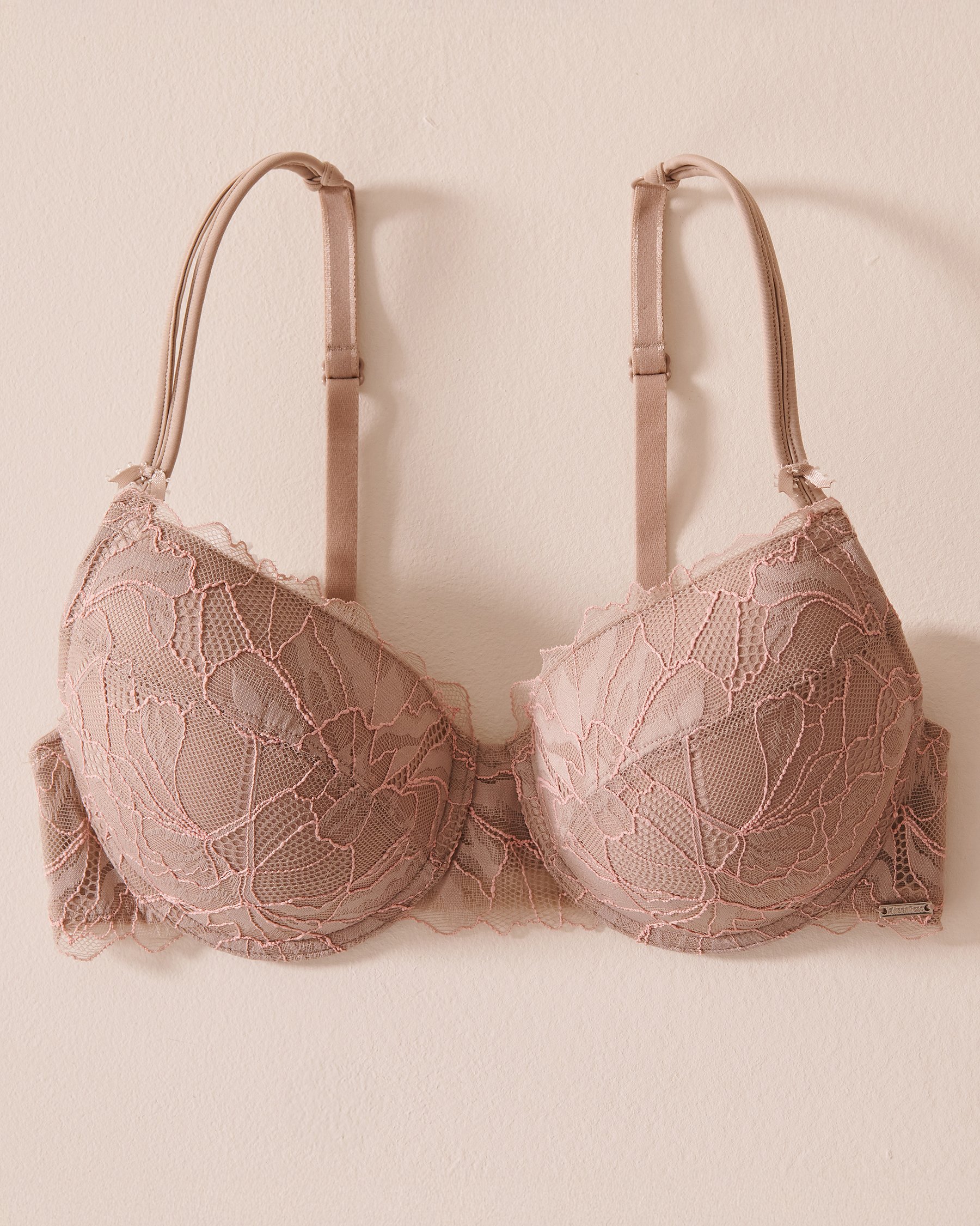 LA VIE EN ROSE Soutien-gorge mastectomie doublure légère Rose cendré 10200320 - Voir1