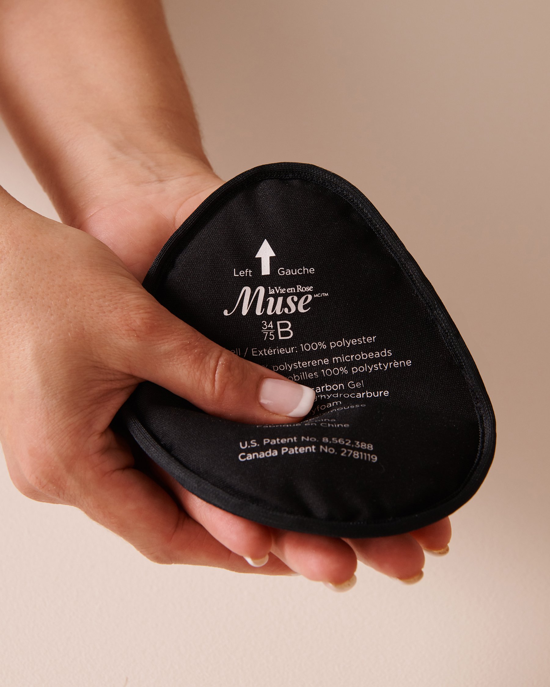 LA VIE EN ROSE Soutien-gorge mastectomie doublure légère Noir 389-110-2-00 - View3