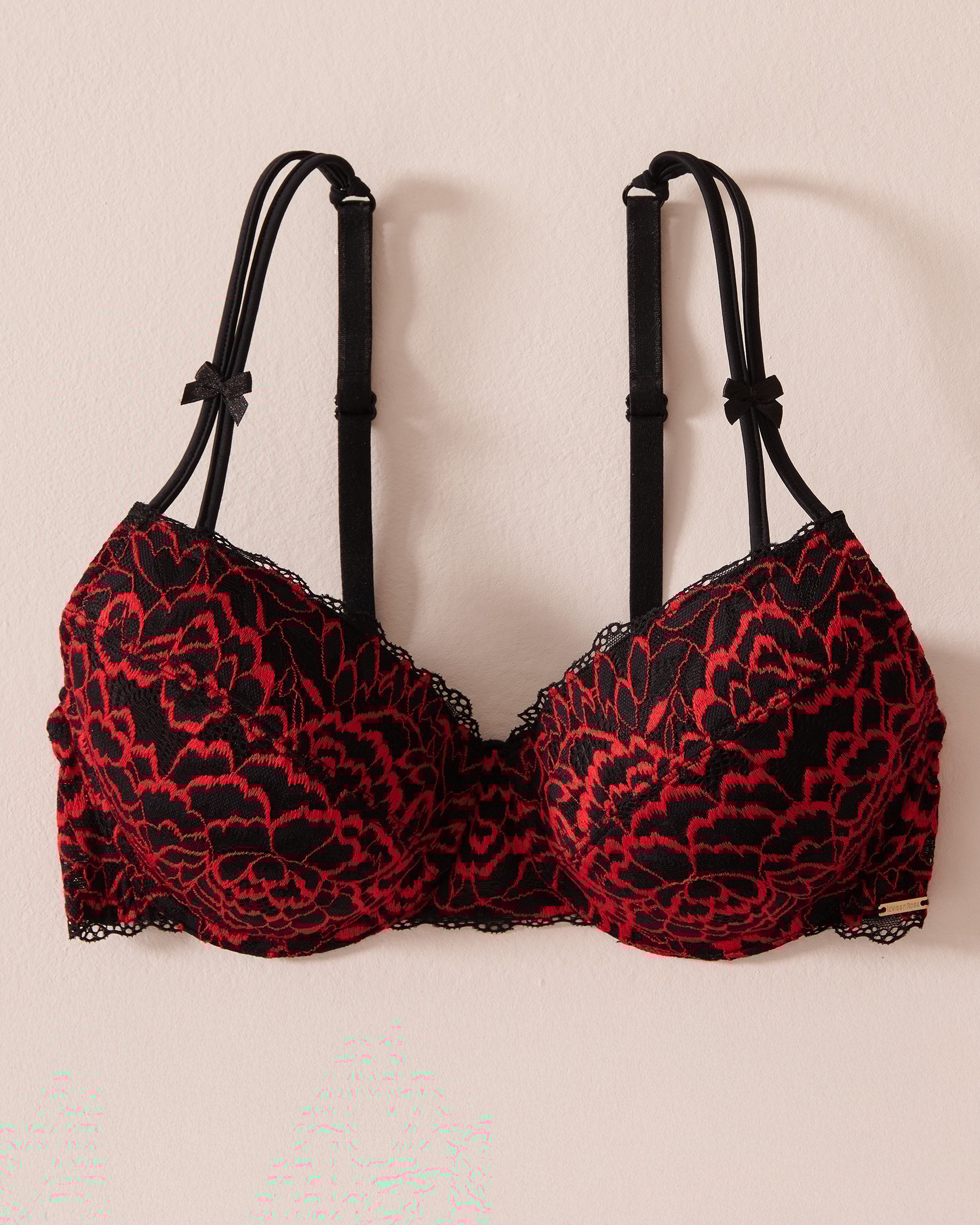 LA VIE EN ROSE Soutien-gorge mastectomie doublure légère Rouge bonbon 10200220 - Voir1