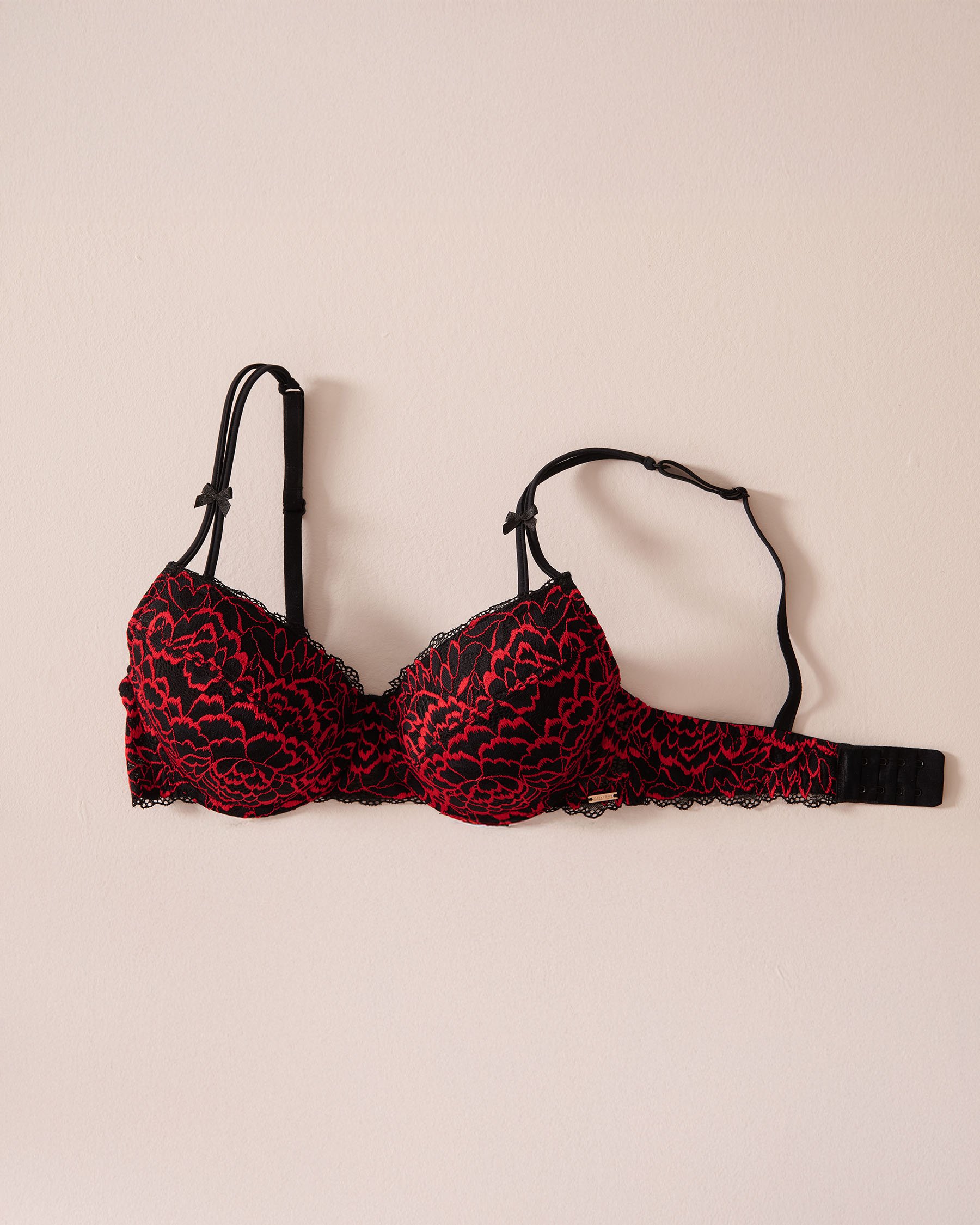 LA VIE EN ROSE Soutien-gorge mastectomie doublure légère Rouge bonbon 10200220 - Voir3