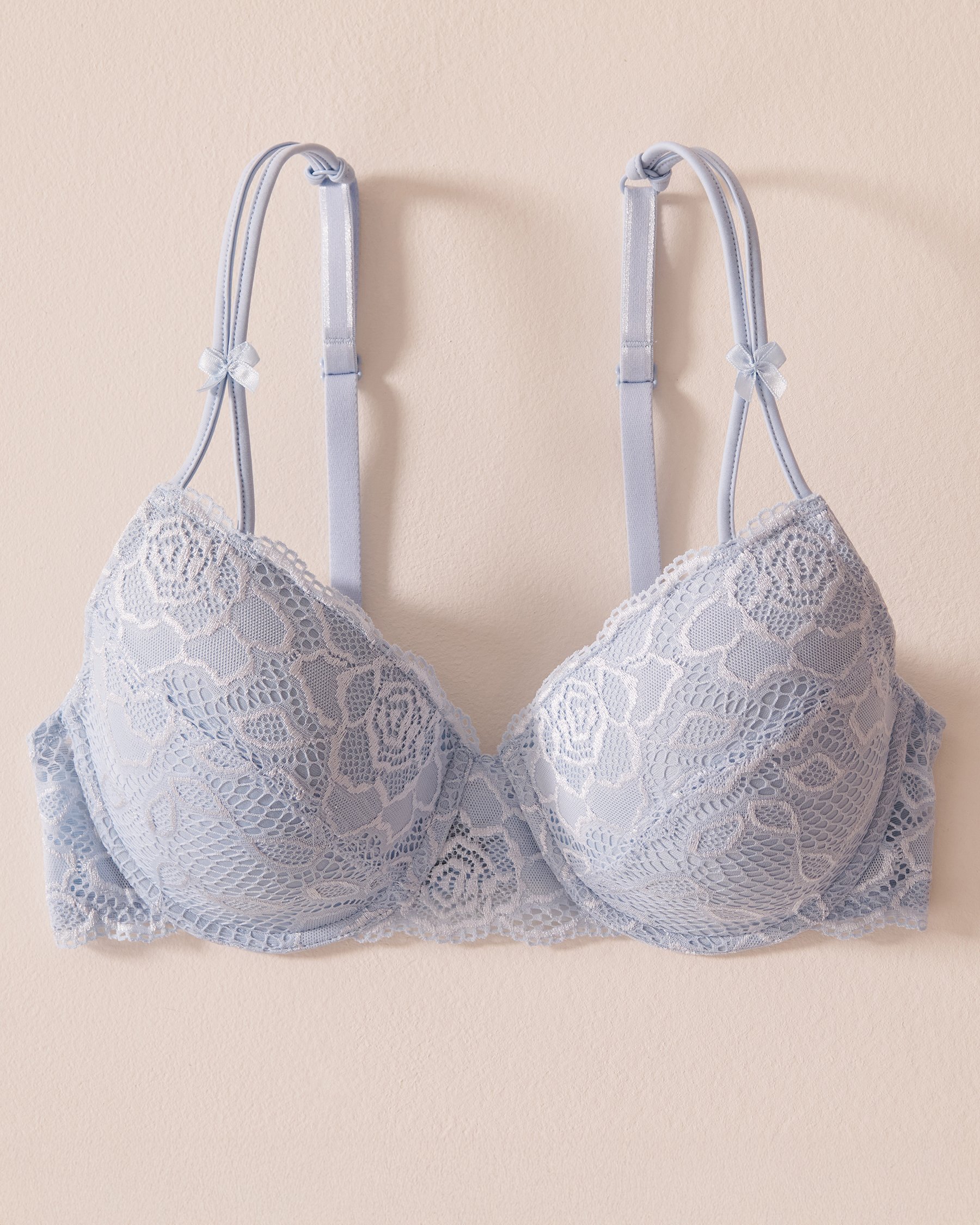 LA VIE EN ROSE Lightly Lined Mastectomy Bra Light blue 389-110-0-04 - View1