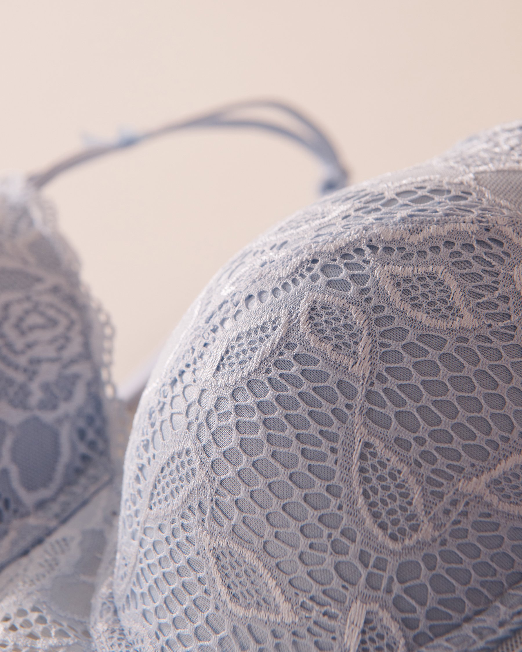 LA VIE EN ROSE Lightly Lined Mastectomy Bra Light blue 389-110-0-04 - View3