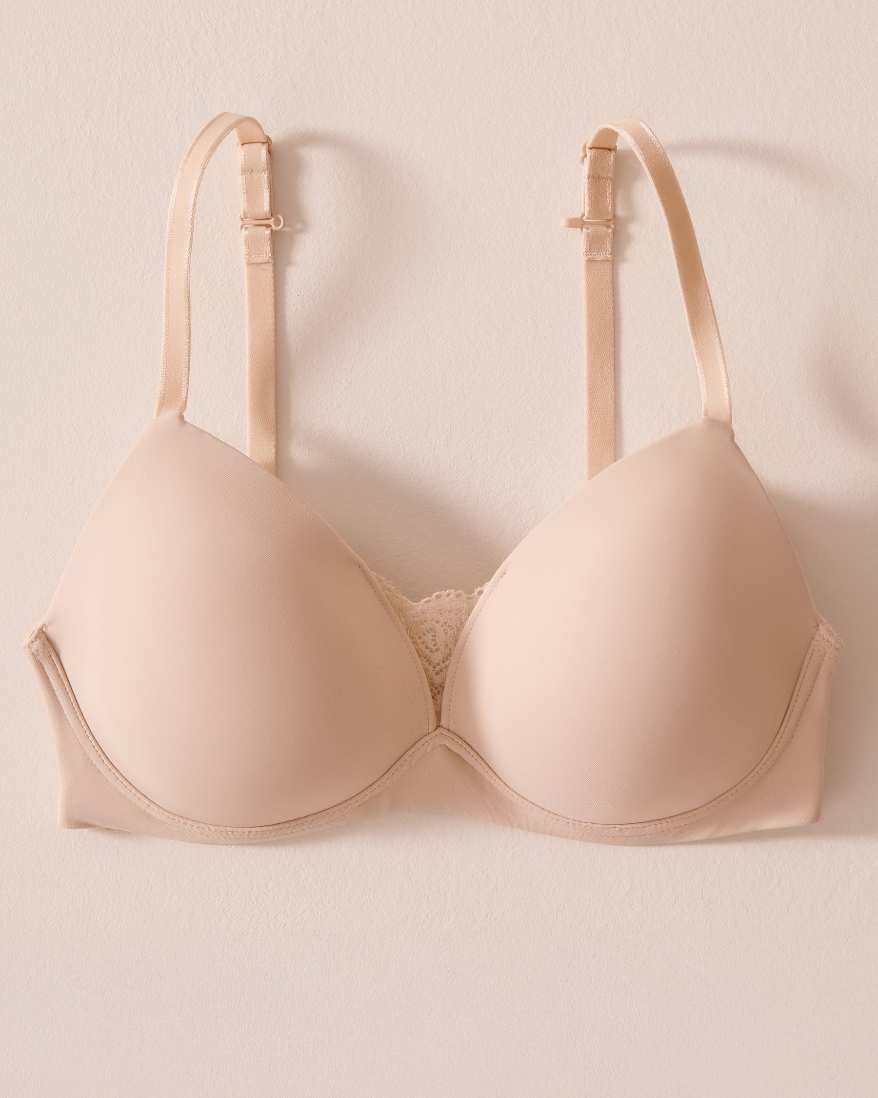 LA VIE EN ROSE Soutien-gorge mastectomie doublure légère sans armatures Champagne 389-110-4-00 - View1