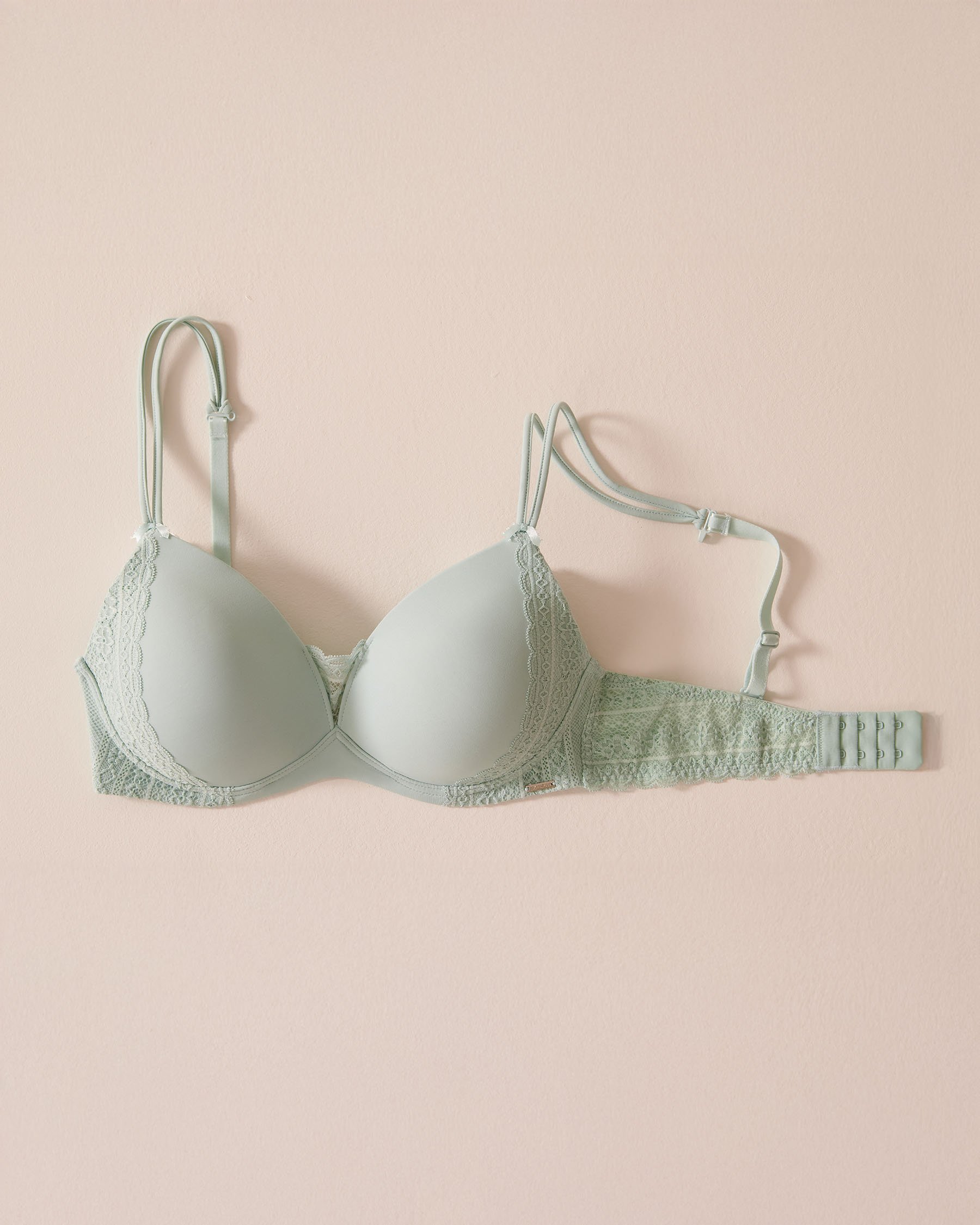 LA VIE EN ROSE Soutien-gorge mastectomie doublure légère sans armatures Menthe fraîche 10200257 - View3