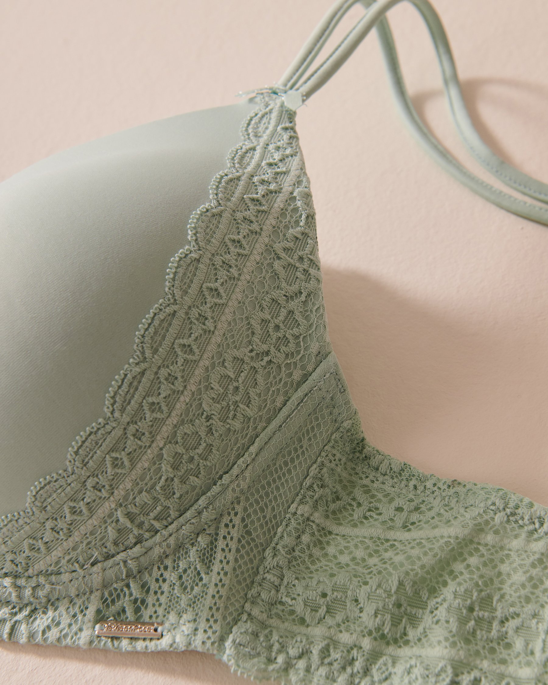 LA VIE EN ROSE Soutien-gorge mastectomie doublure légère sans armatures Menthe fraîche 10200257 - View5