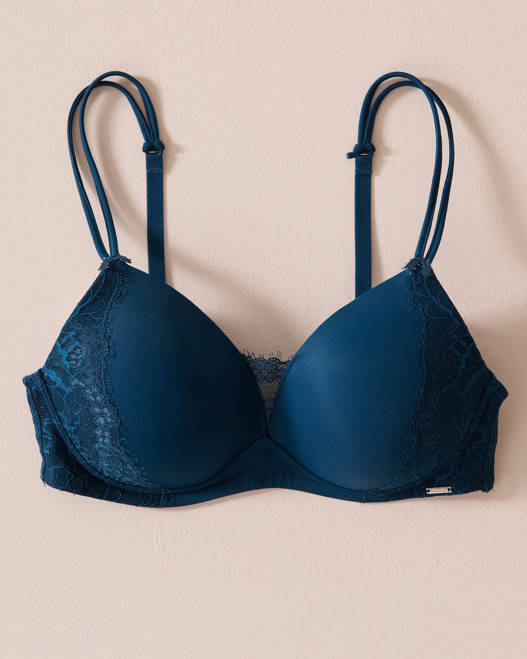 LA VIE EN ROSE Soutien-gorge mastectomie doublure légère sans armatures Bleu du crépuscule 10200321 - View1