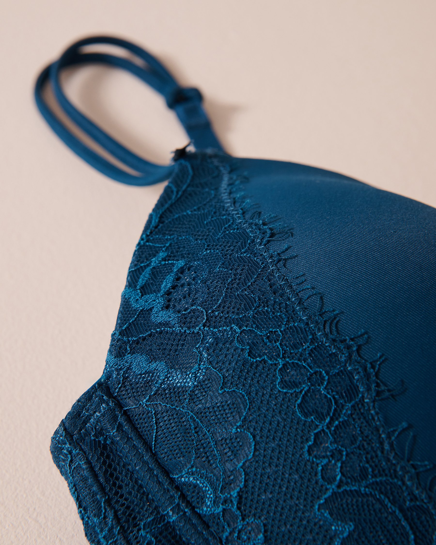 LA VIE EN ROSE Soutien-gorge mastectomie doublure légère sans armatures Bleu du crépuscule 10200321 - View5