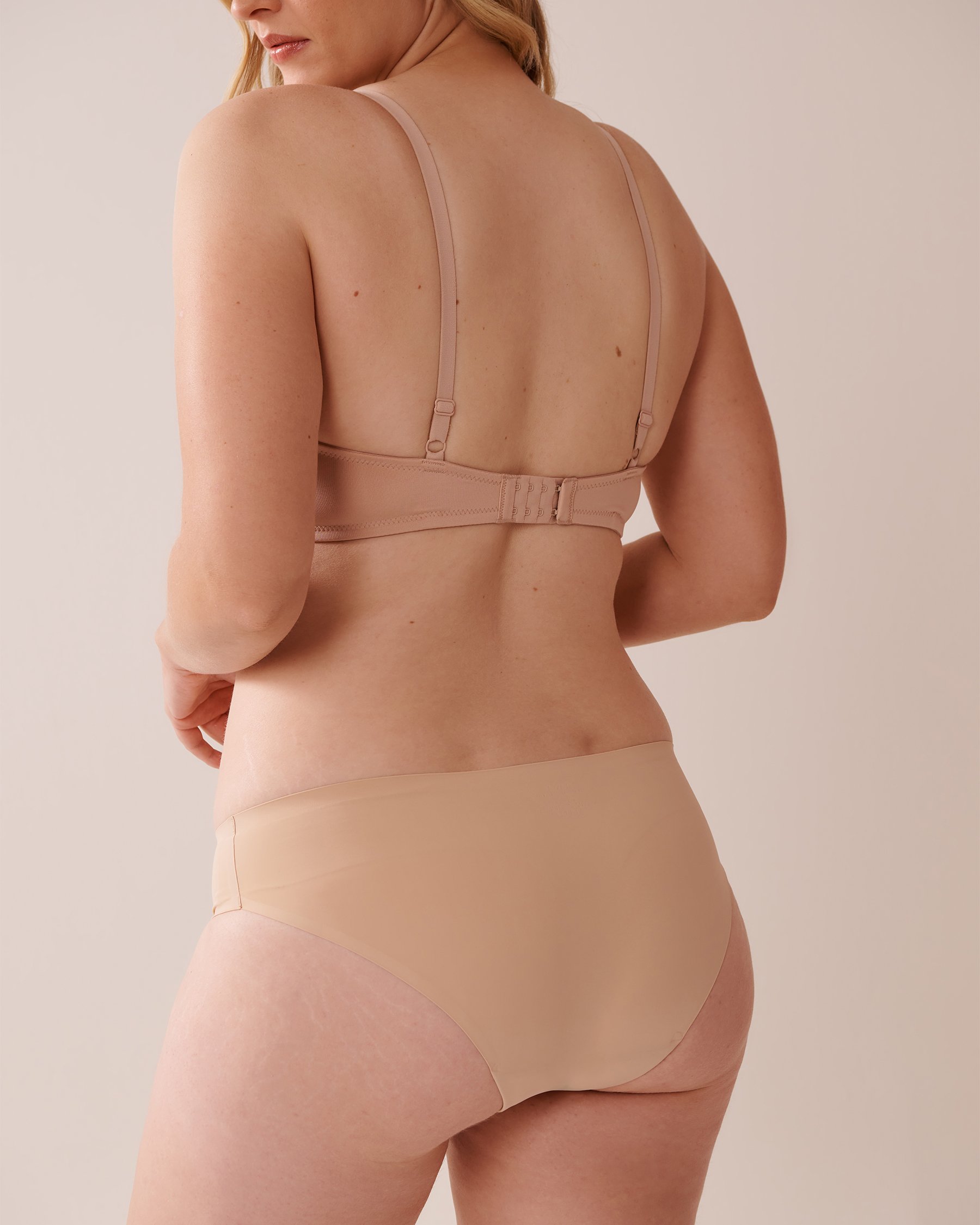 LA VIE EN ROSE Culotte menstruelle coupe bikini absorption régulière Noisette 20400013 - Voir2