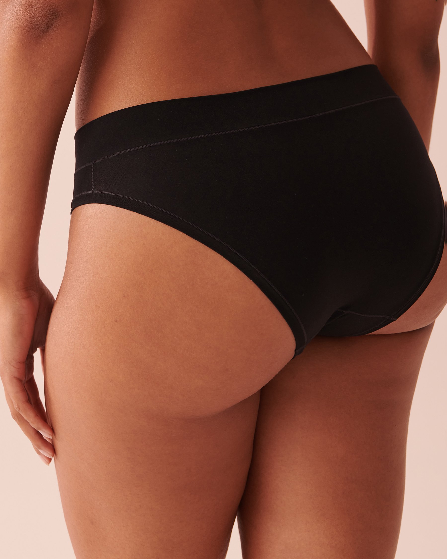 LA VIE EN ROSE Culotte bikini fit parfait Noir 20200475 - Voir2