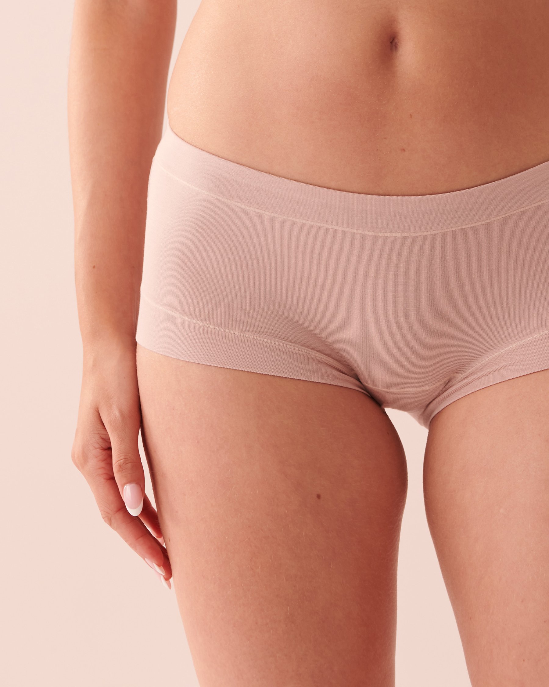 LA VIE EN ROSE Modal Boyleg Panty Taupe 218-223-0-00 - View1