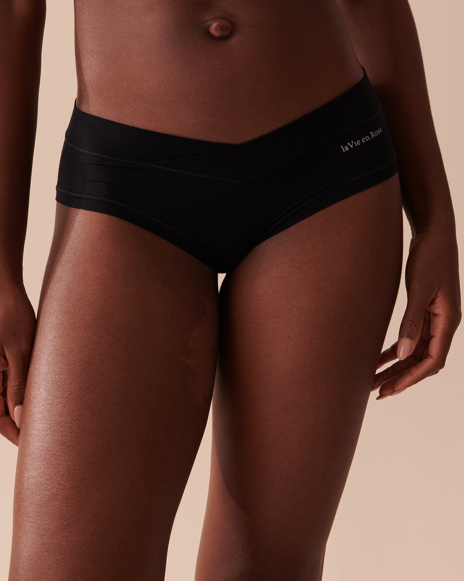 LA VIE EN ROSE 5-Pack Perfect Fit Hiphugger Panty Black/Shadow Grey 20200476 5PK - View4