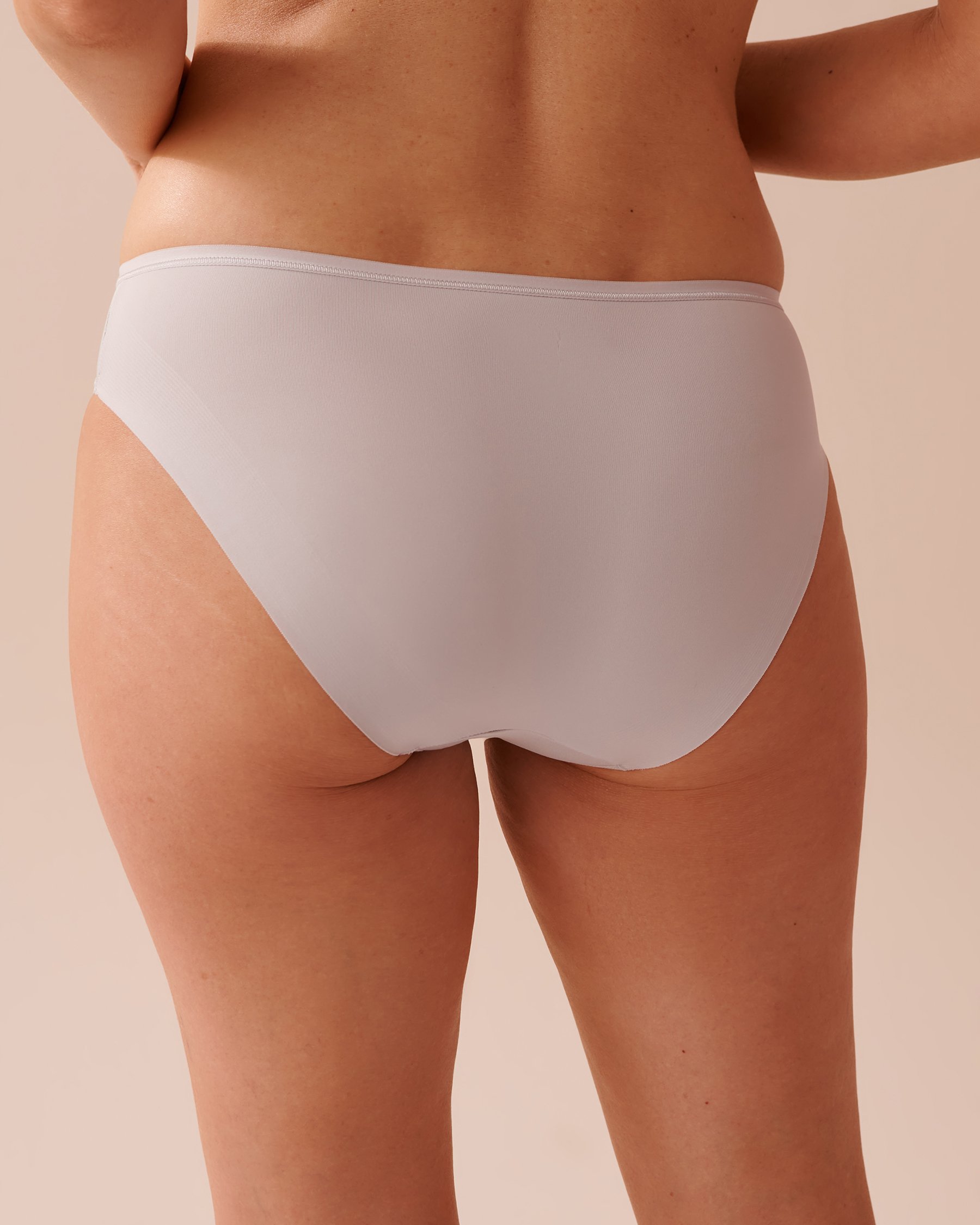 LA VIE EN ROSE Microfiber Sleek Back Bikini Panty Grey 169-122-0-00 - View2