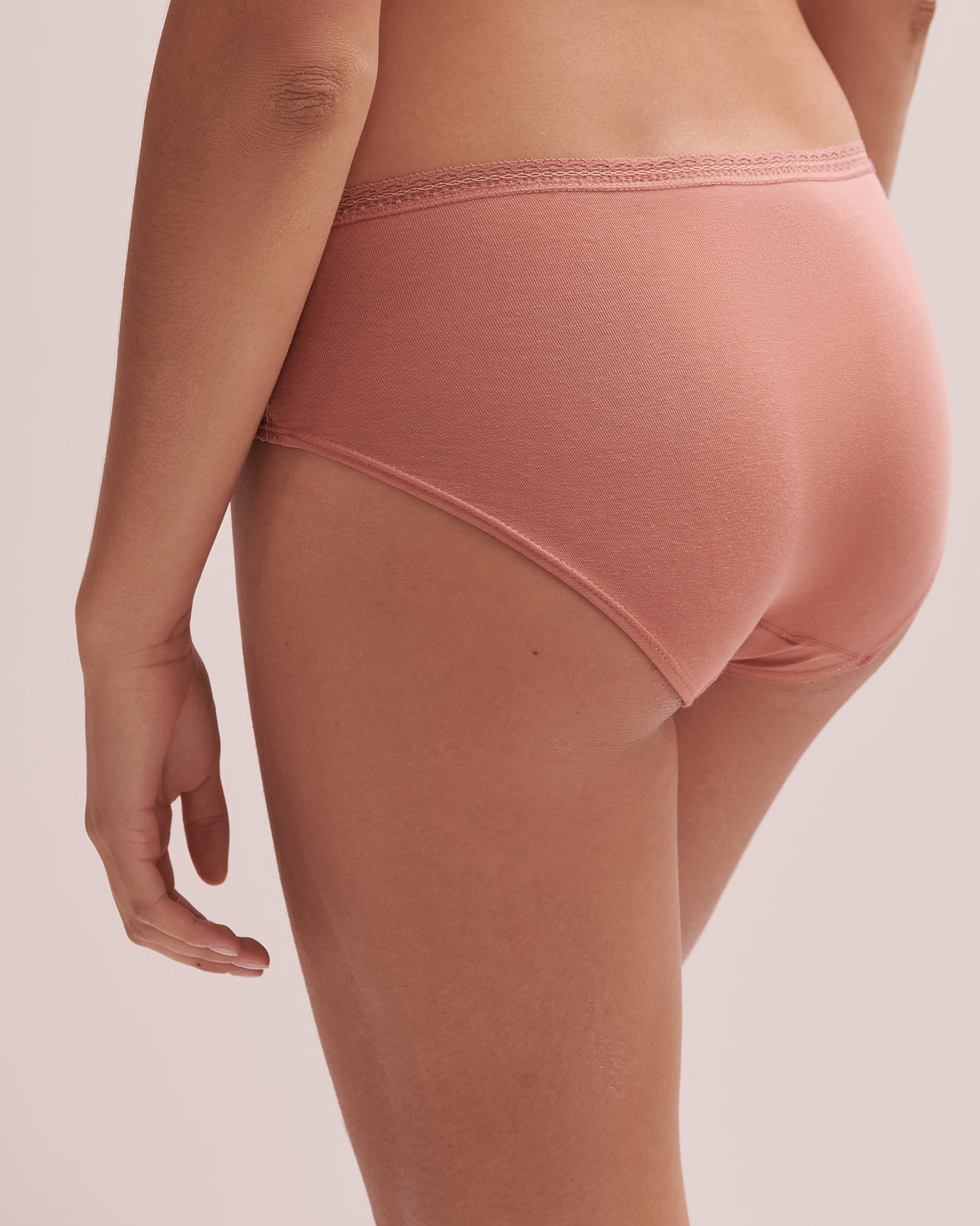 Super Absorbency Cotton Hiphugger Period Panty Peach 20300189 - View2