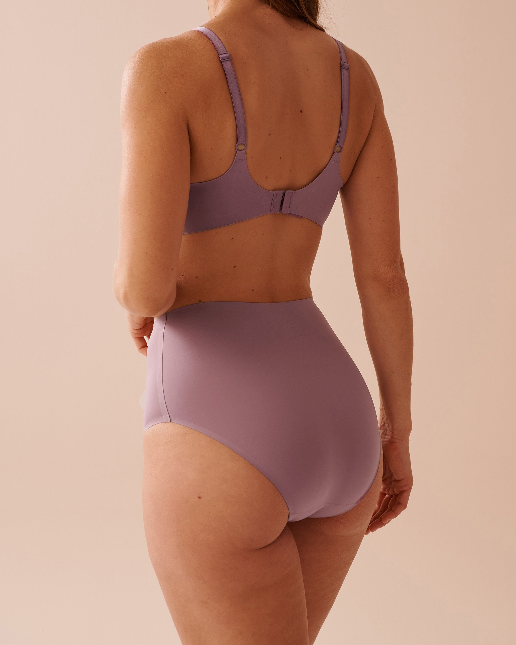 LA VIE EN ROSE Culotte menstruelle coupe bikini taille haute absorption régulière Orchidée 20400010 - Voir2