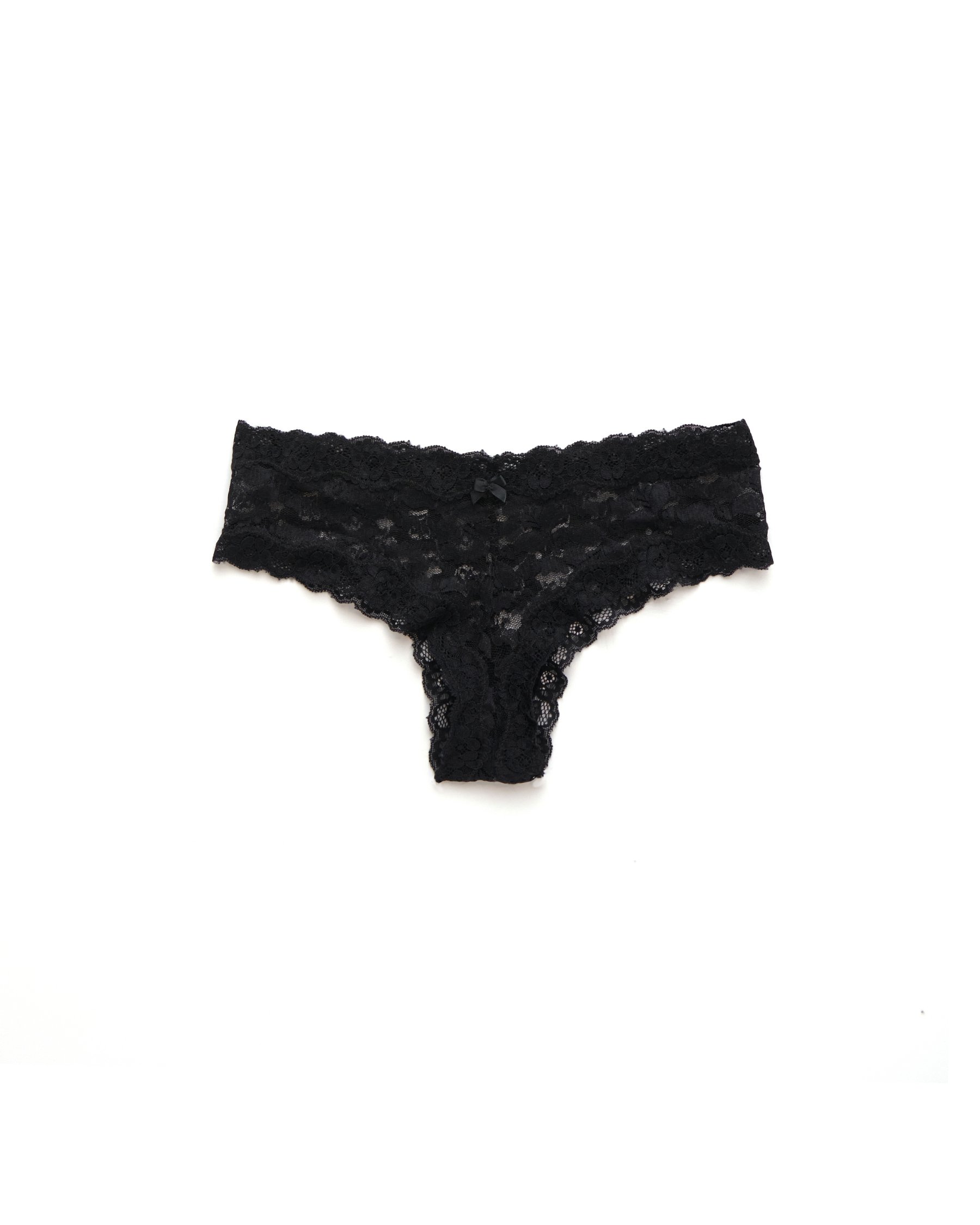 LA VIE EN ROSE Lace Cheeky Panty Black 328-225-0-00 - View3