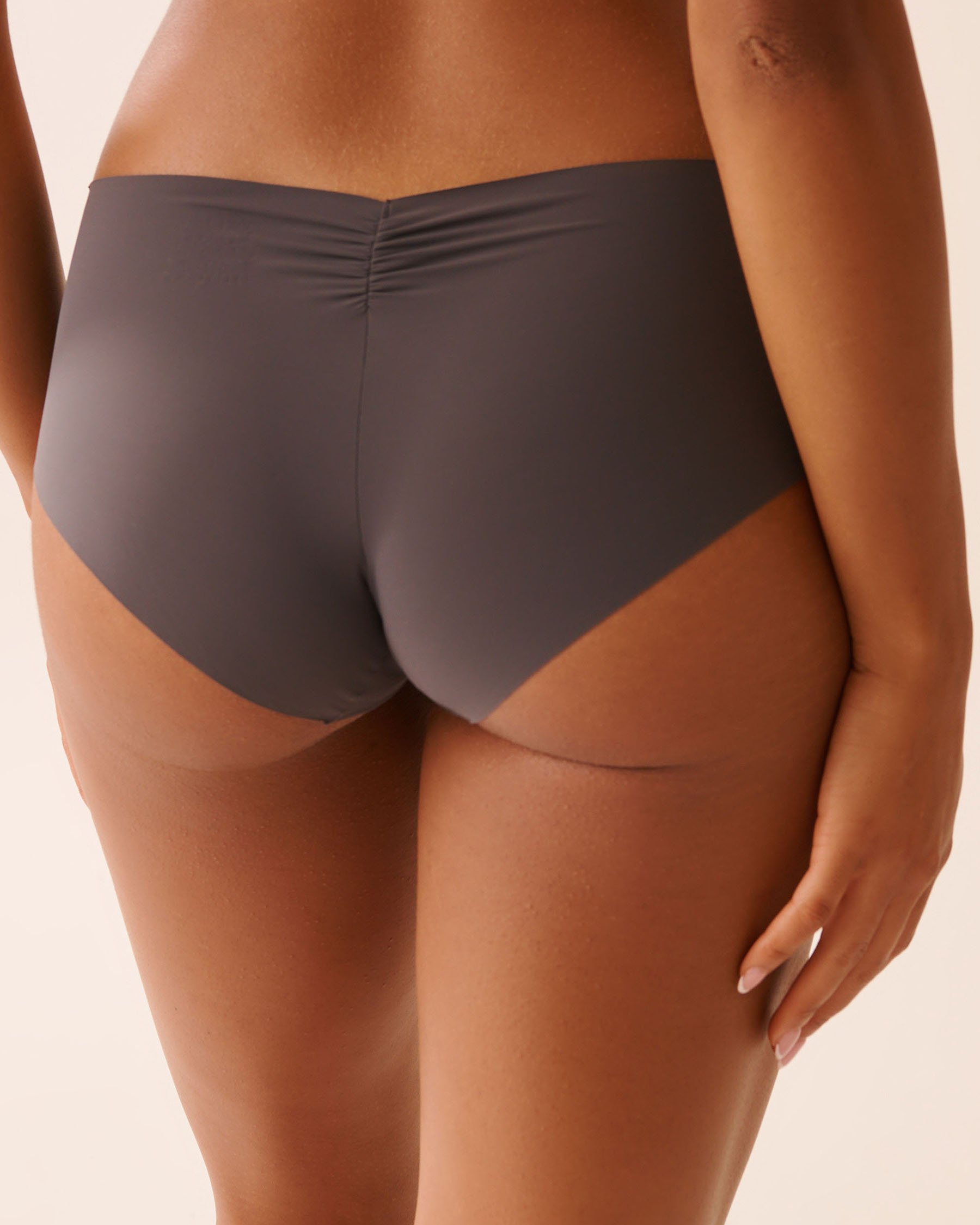 LA VIE EN ROSE Culotte aux hanches microfibre invisible Gris foncé 619-223-1-00 - View2