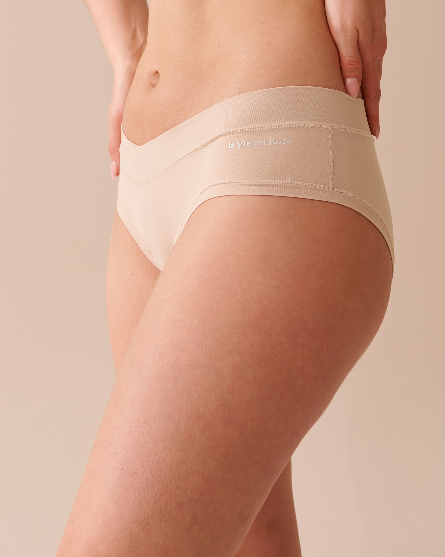 LA VIE EN ROSE Culotte aux hanches fit parfait Noisette 20200476 - View1