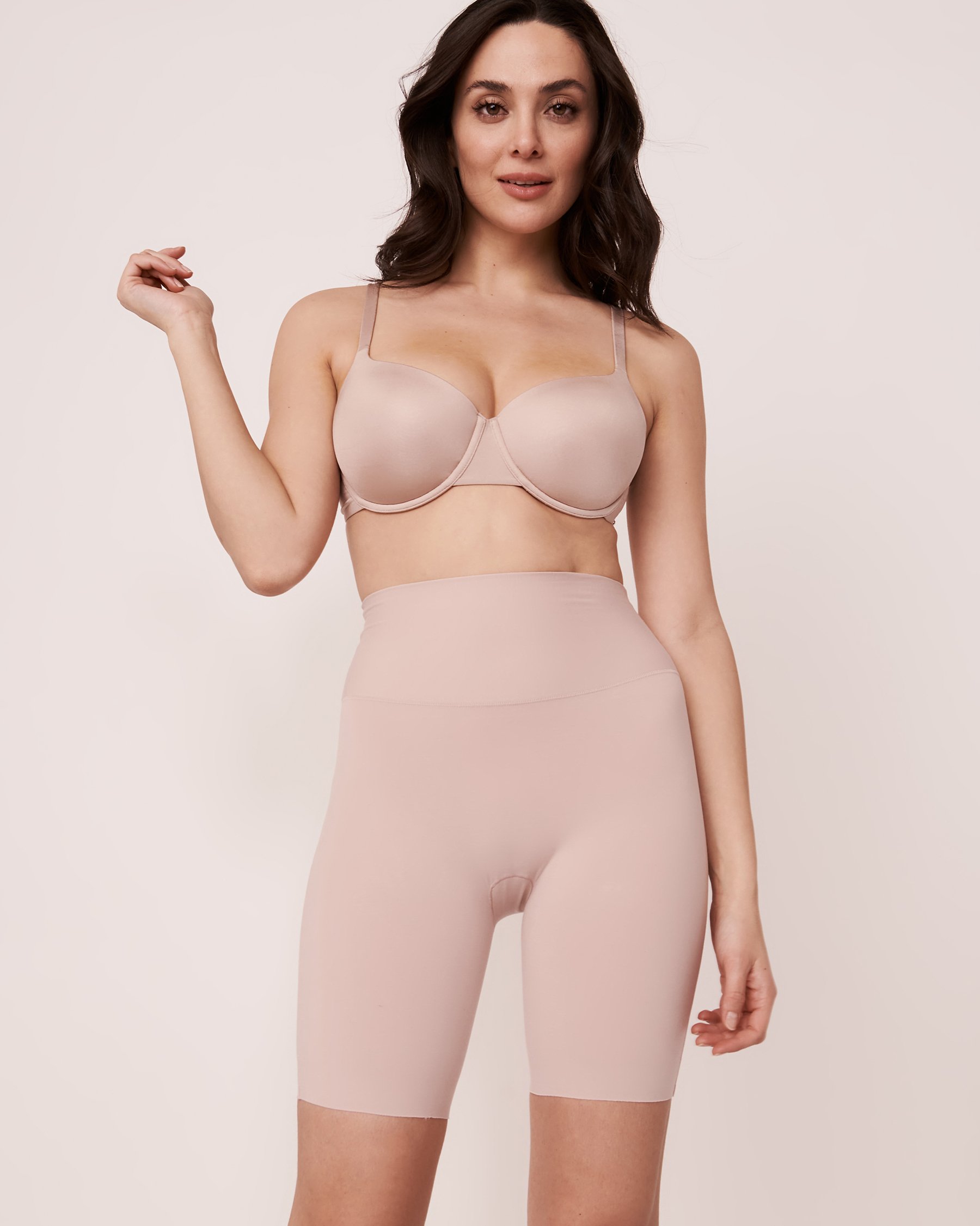 LA VIE EN ROSE Short de maintien en coton Ombre grise 30200001 - View7