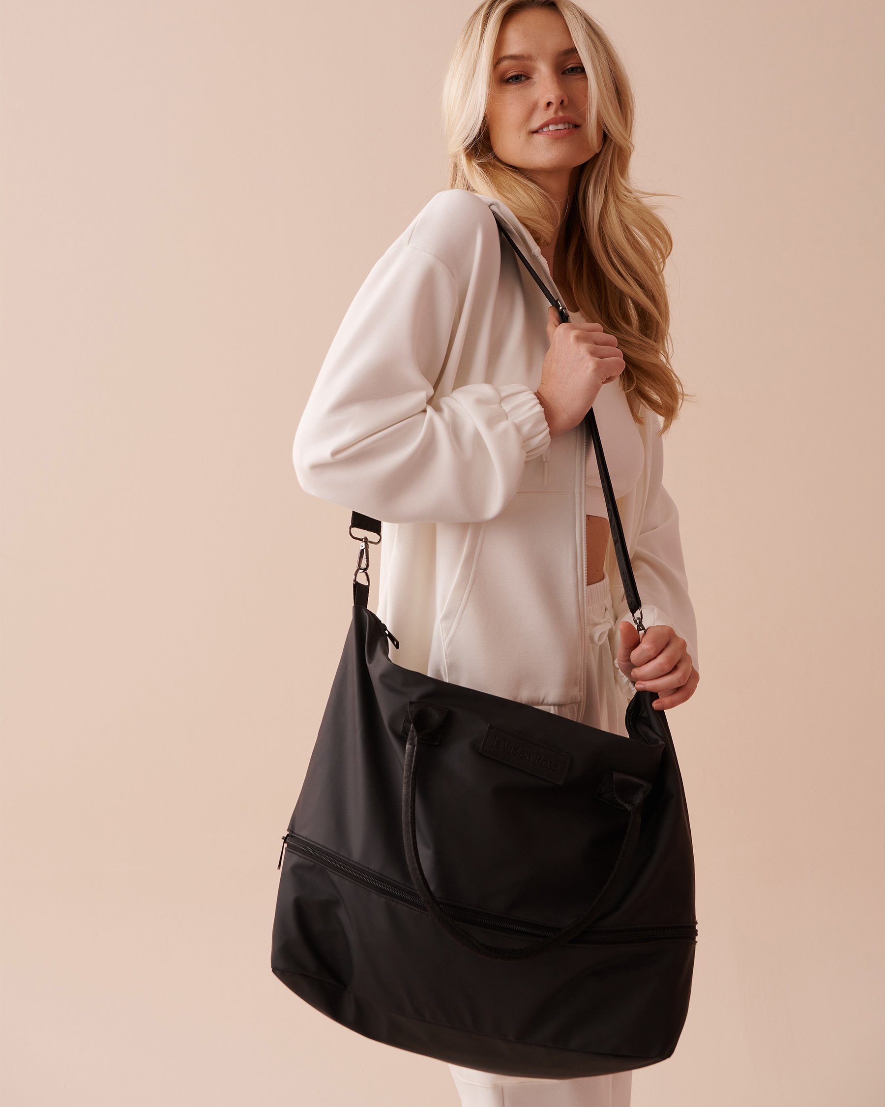LA VIE EN ROSE Sac de voyage Noir 40700388 - Voir5