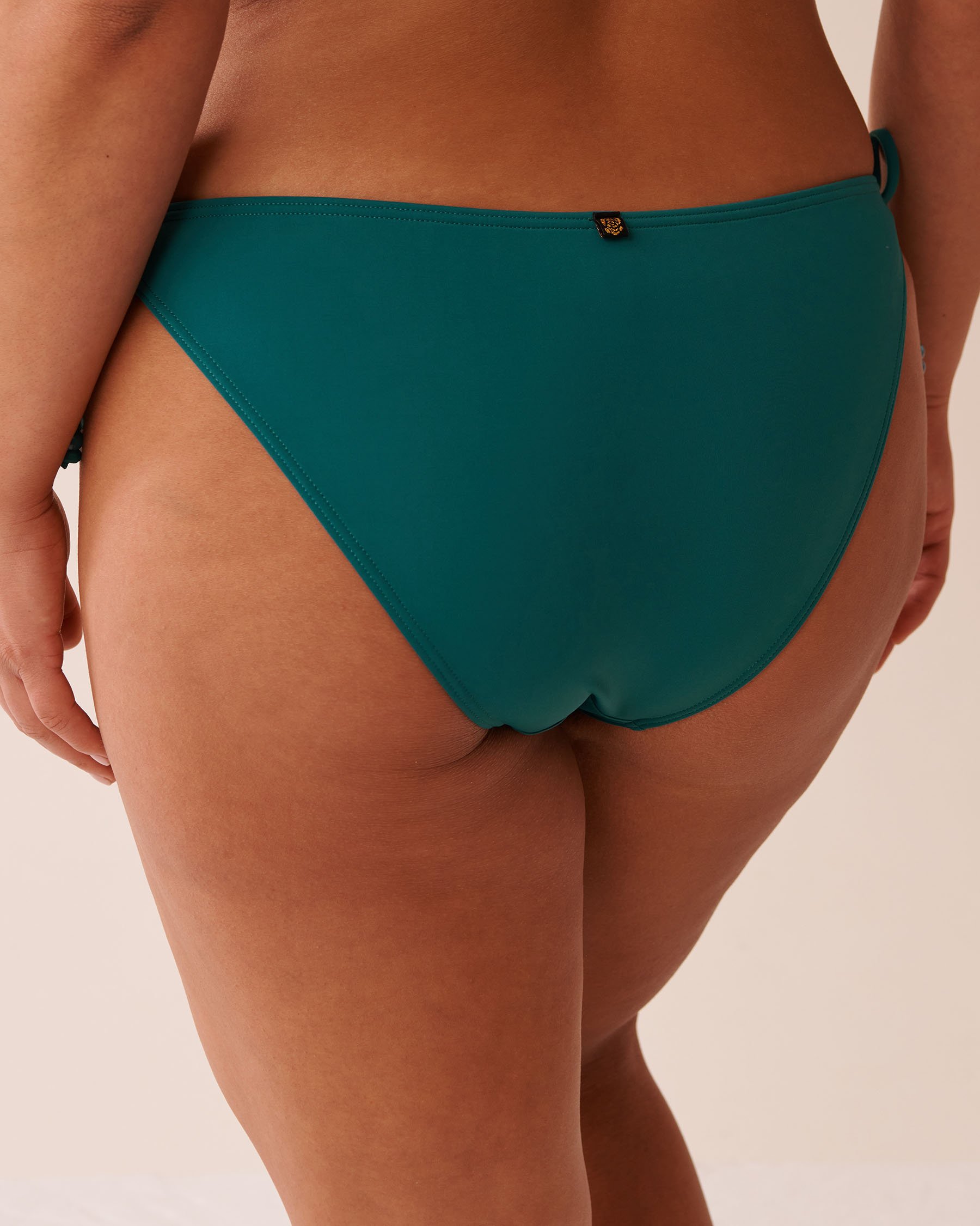 LA VIE EN ROSE AQUA Bas de bikini brésilien noué aux hanches TEAL BLUE Bleu sarcelle 70300755 - View5
