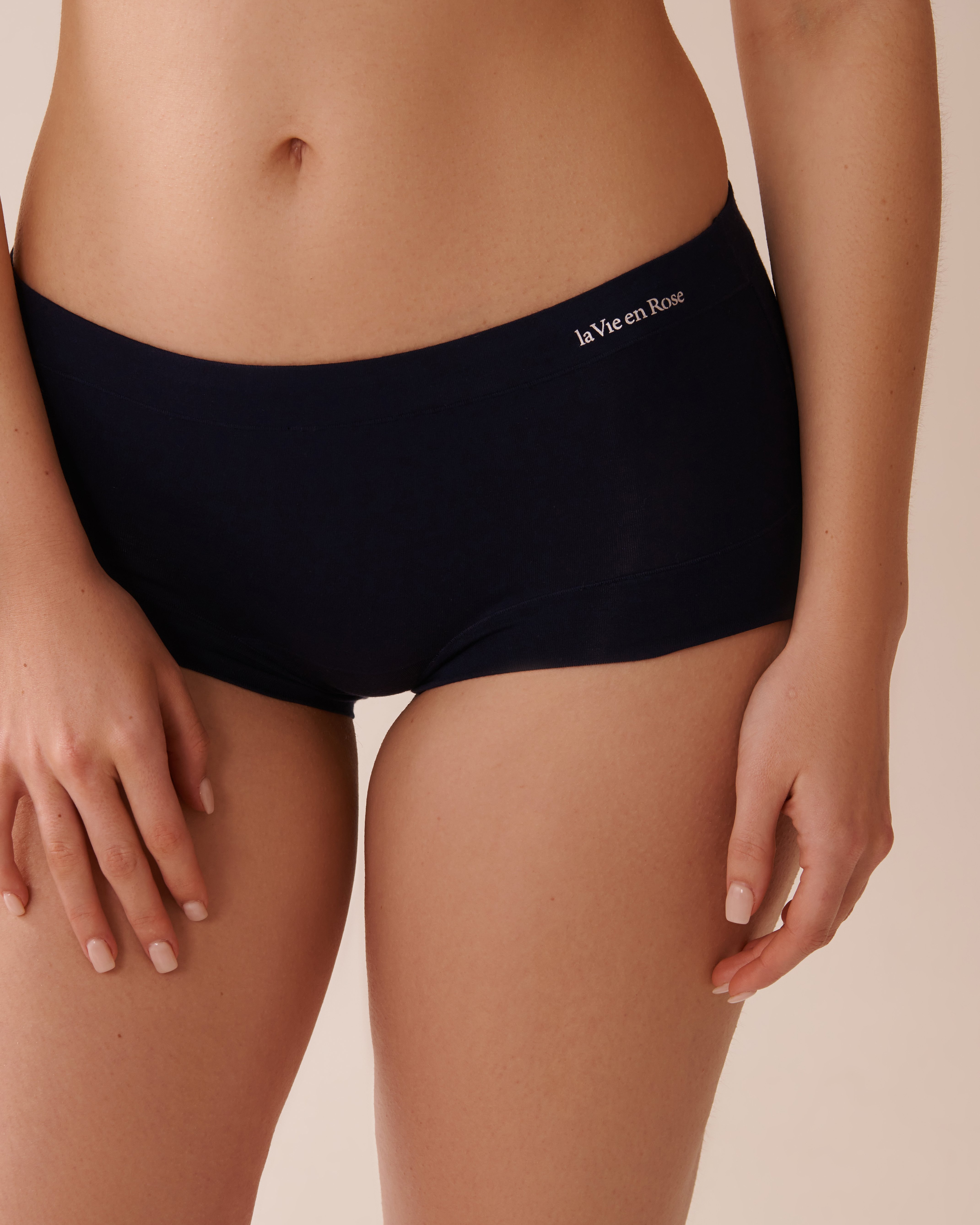 LA VIE EN ROSE Modal Boyleg Panty Navy Blue 20200644 - View1