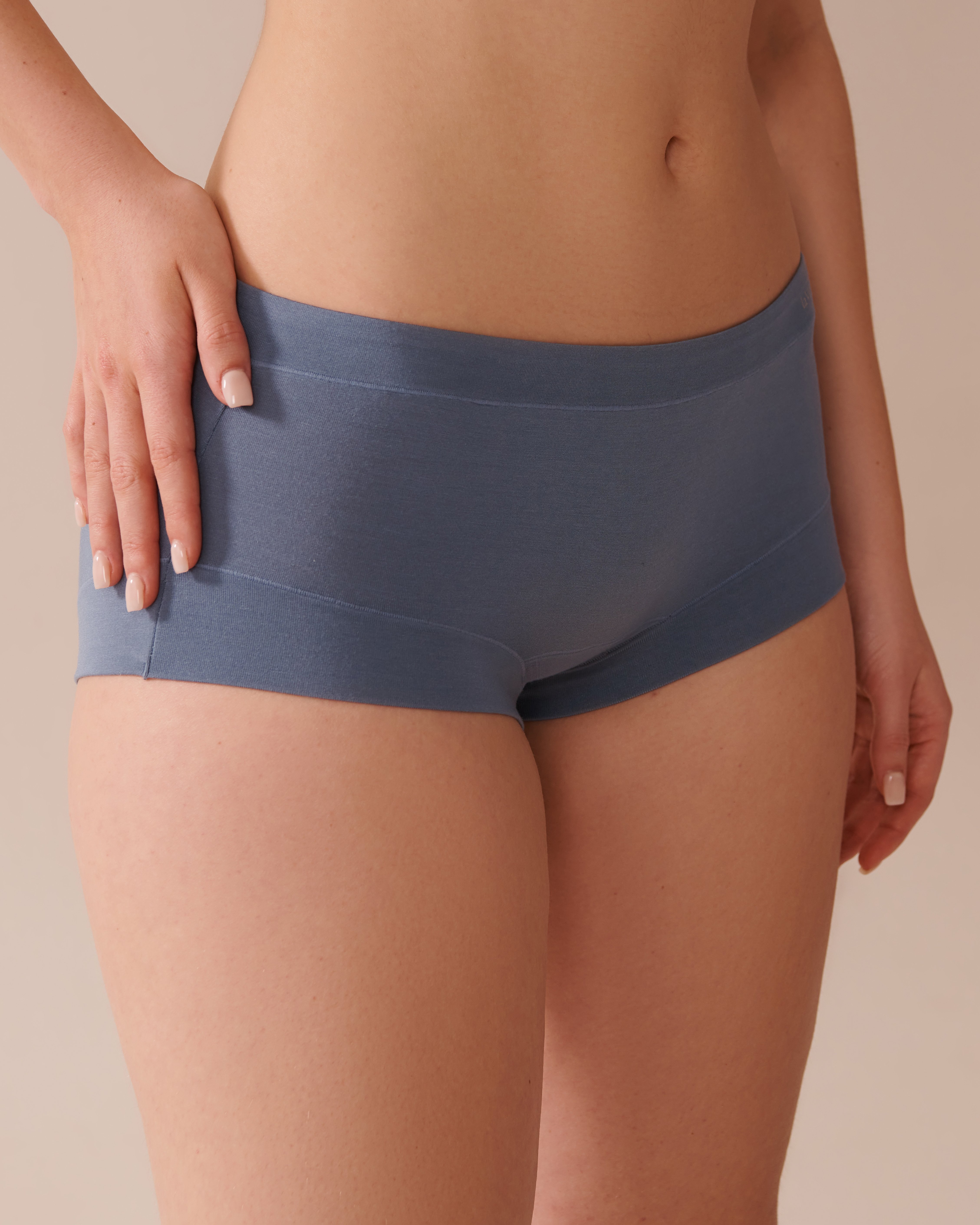 LA VIE EN ROSE Modal Boyleg Panty Mirage Blue 20200618 - View1