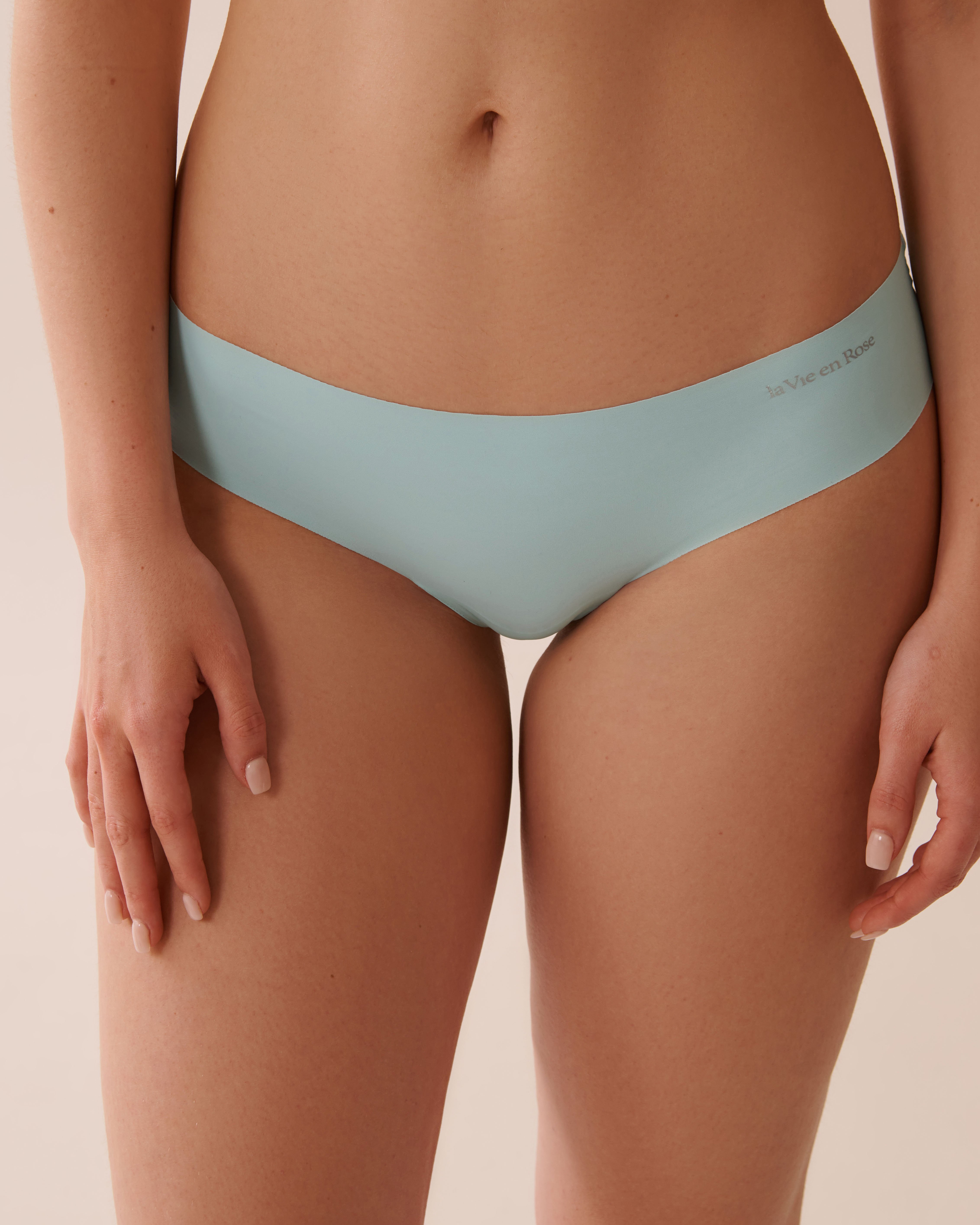 LA VIE EN ROSE Culotte cheeky microfibre invisible Turquoise 20200608 - Voir1