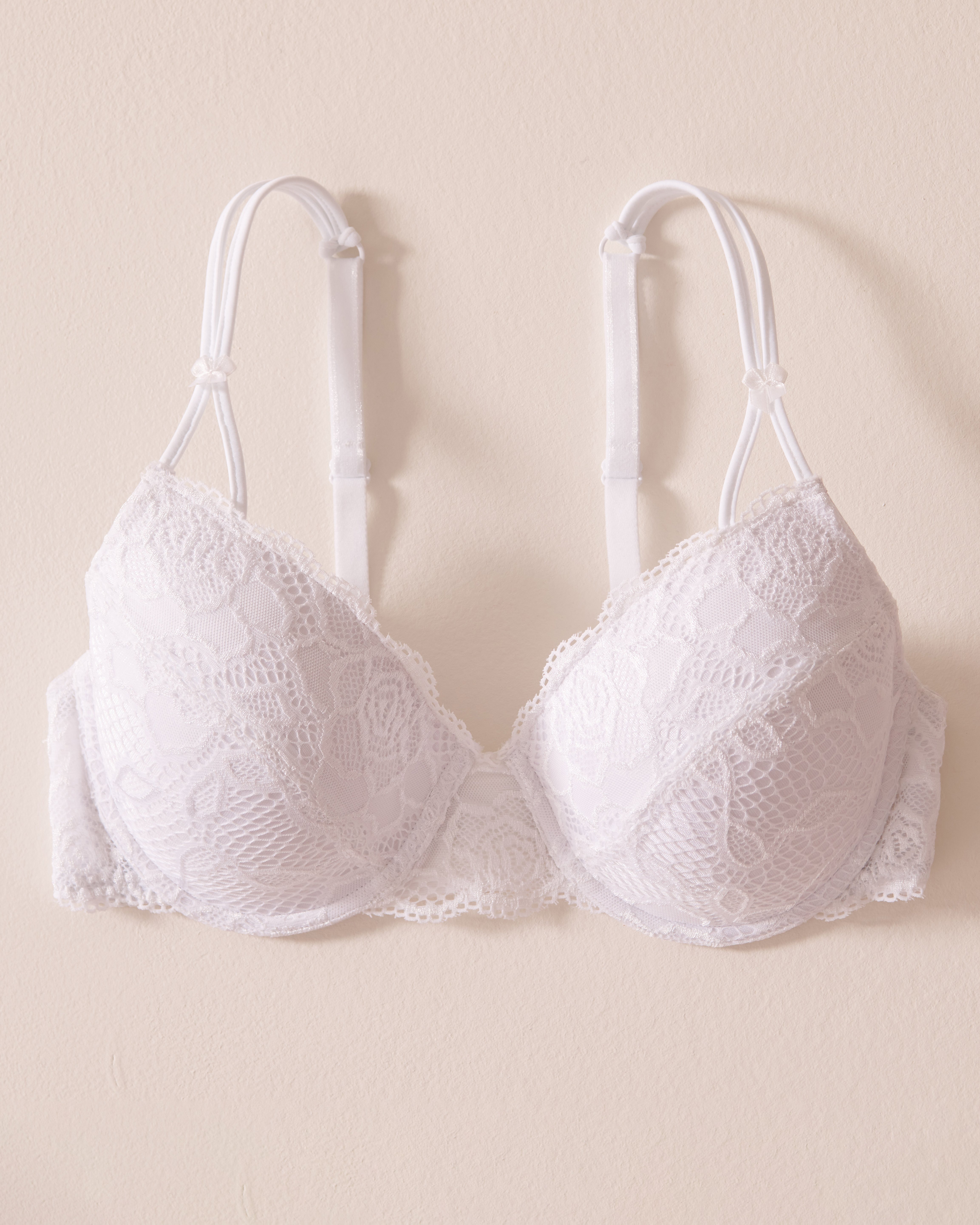 LA VIE EN ROSE Lightly Lined Mastectomy Bra White 389-110-2-00 - View1
