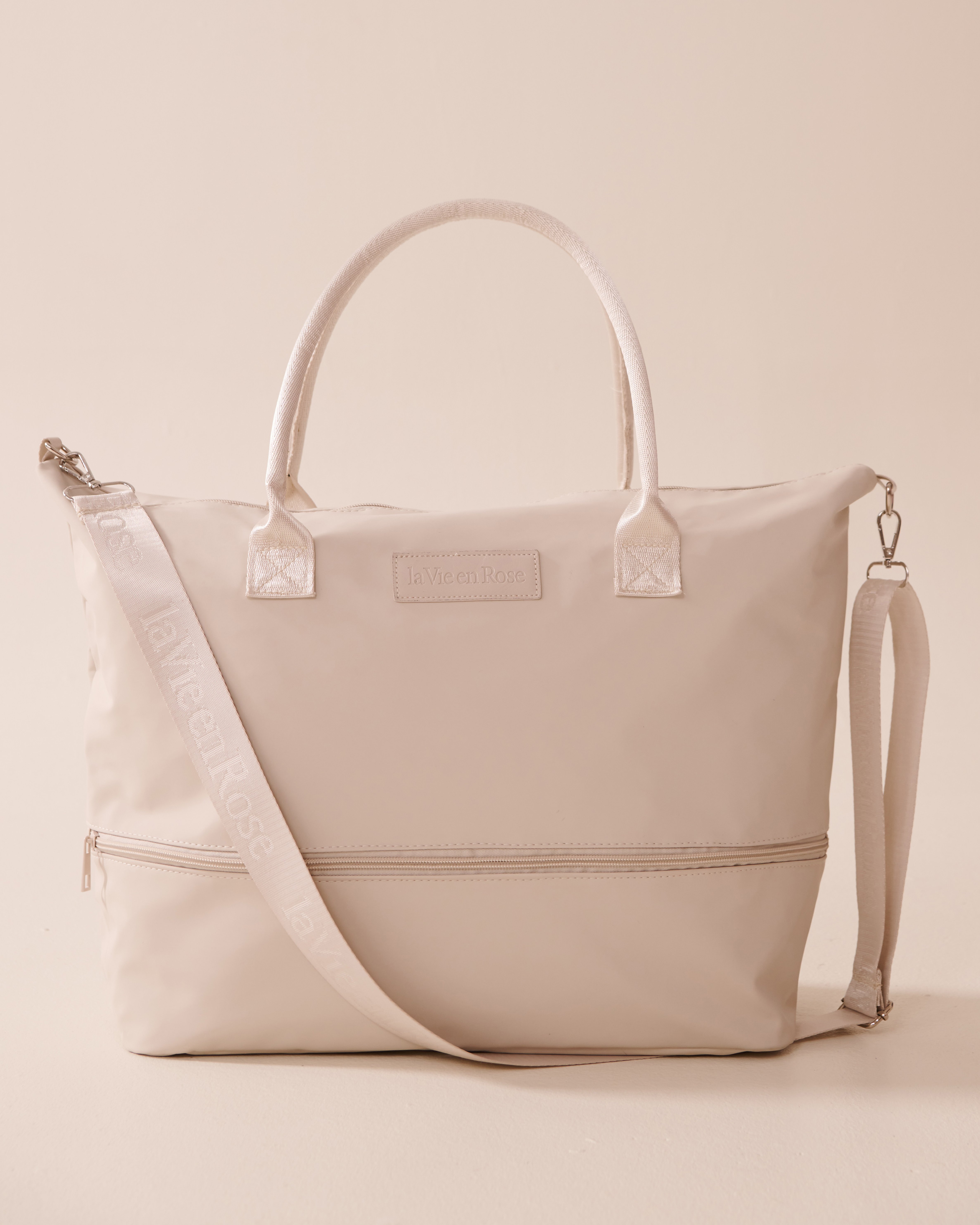 LA VIE EN ROSE Weekender Bag Light Beige 40700395 - View6