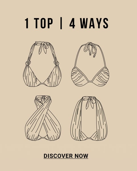 Discover Now The New Convertible Triangle Bikini Top